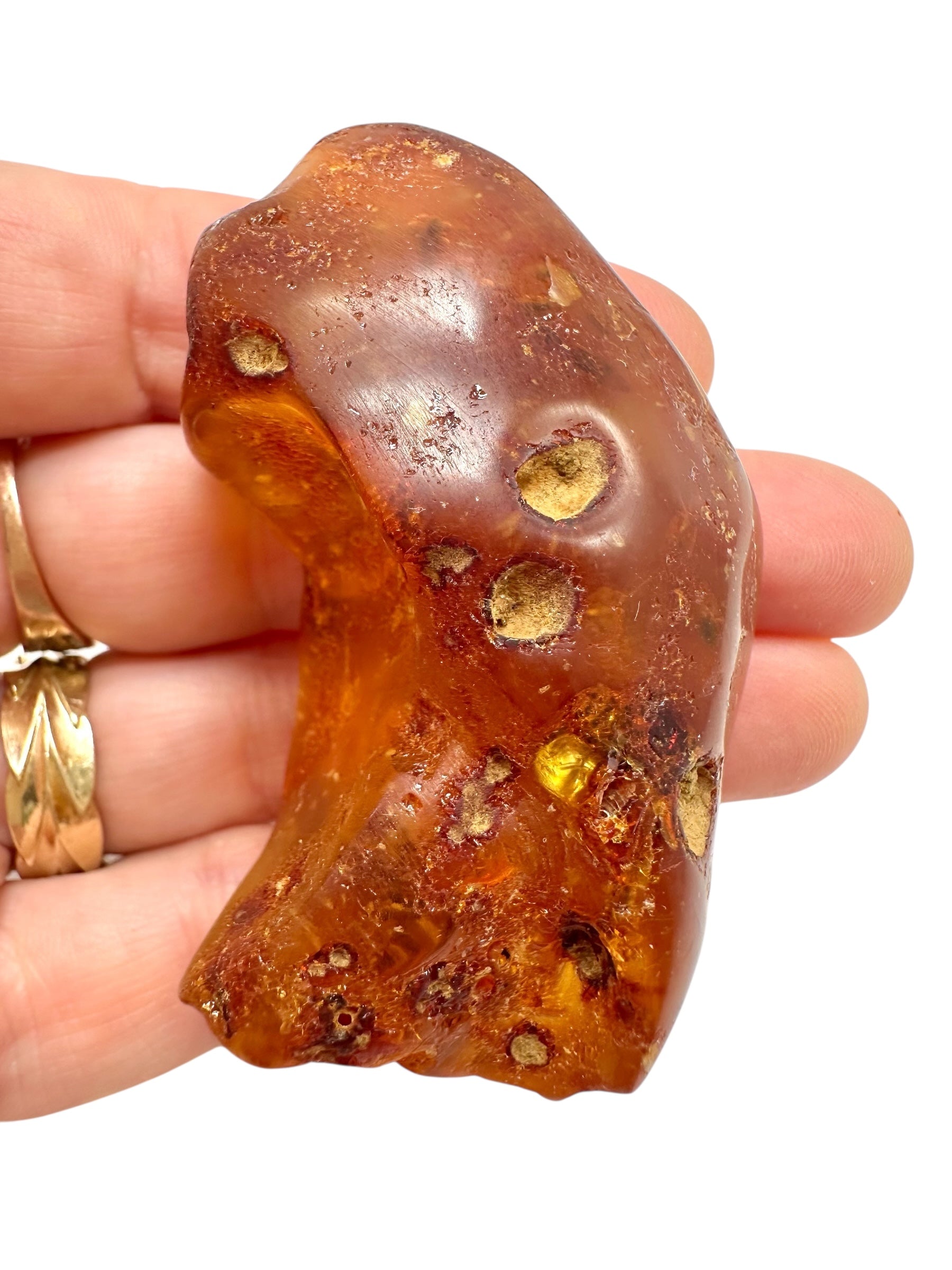 Insects in young amber (copal) 23,3g – Colombia - IK46