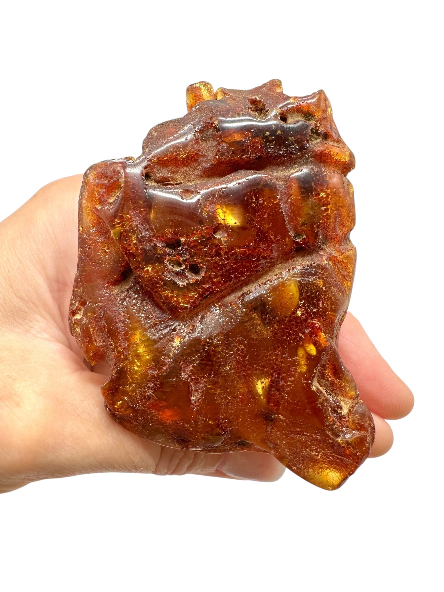 Insects in young amber (copal) 63,5g – Colombia - IK48