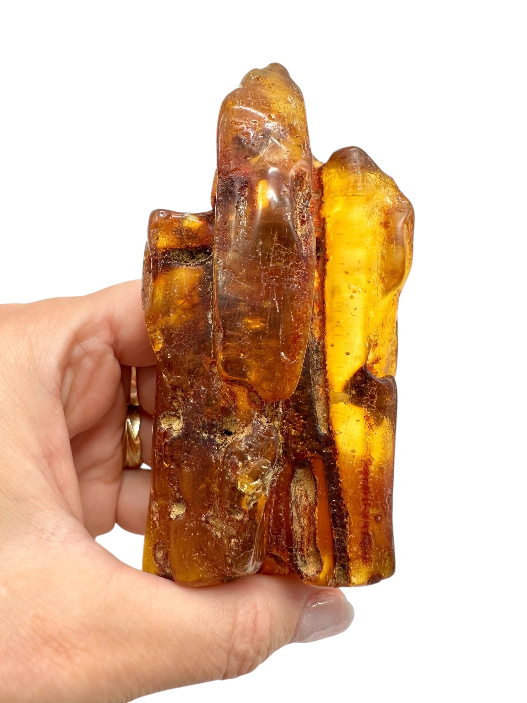 Insects in young amber (copal) 87,9g – Colombia - IK49