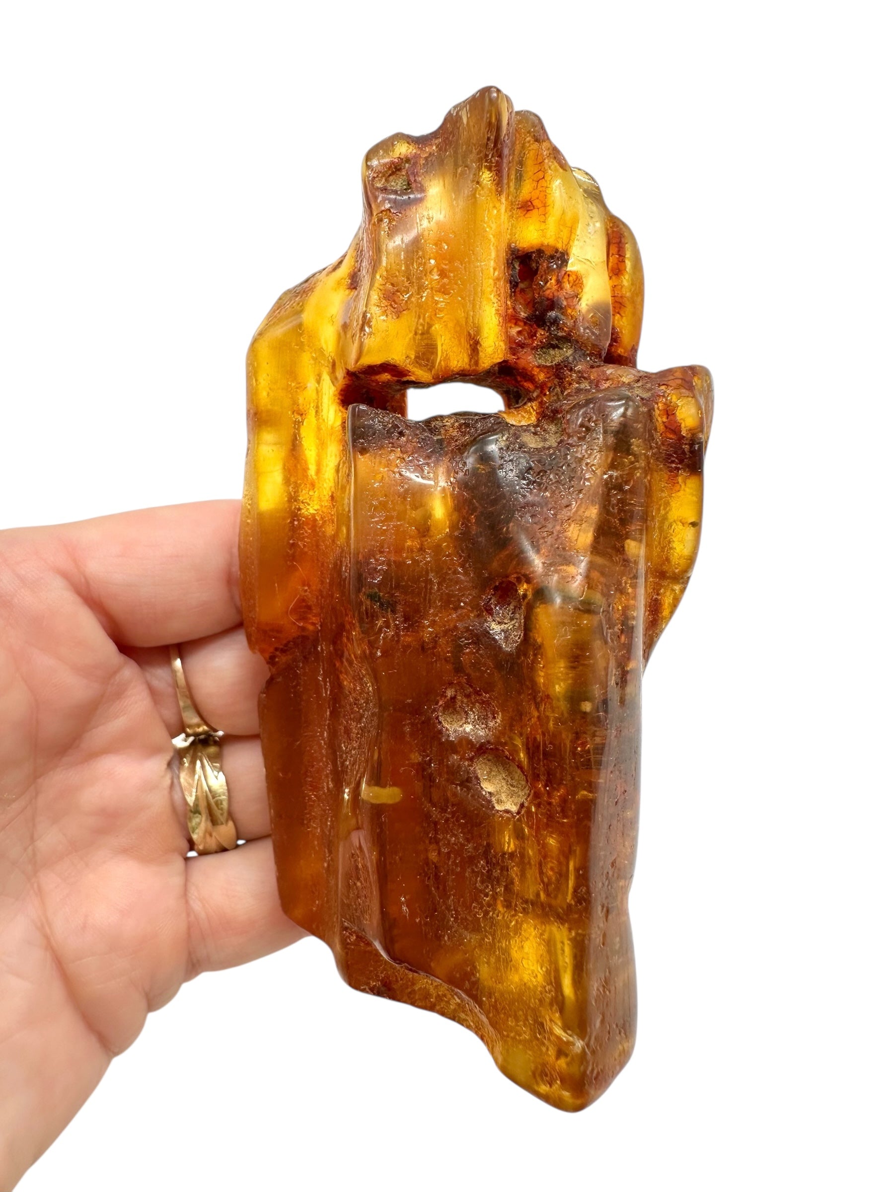 Insects in young amber (copal) 87,9g – Colombia - IK49