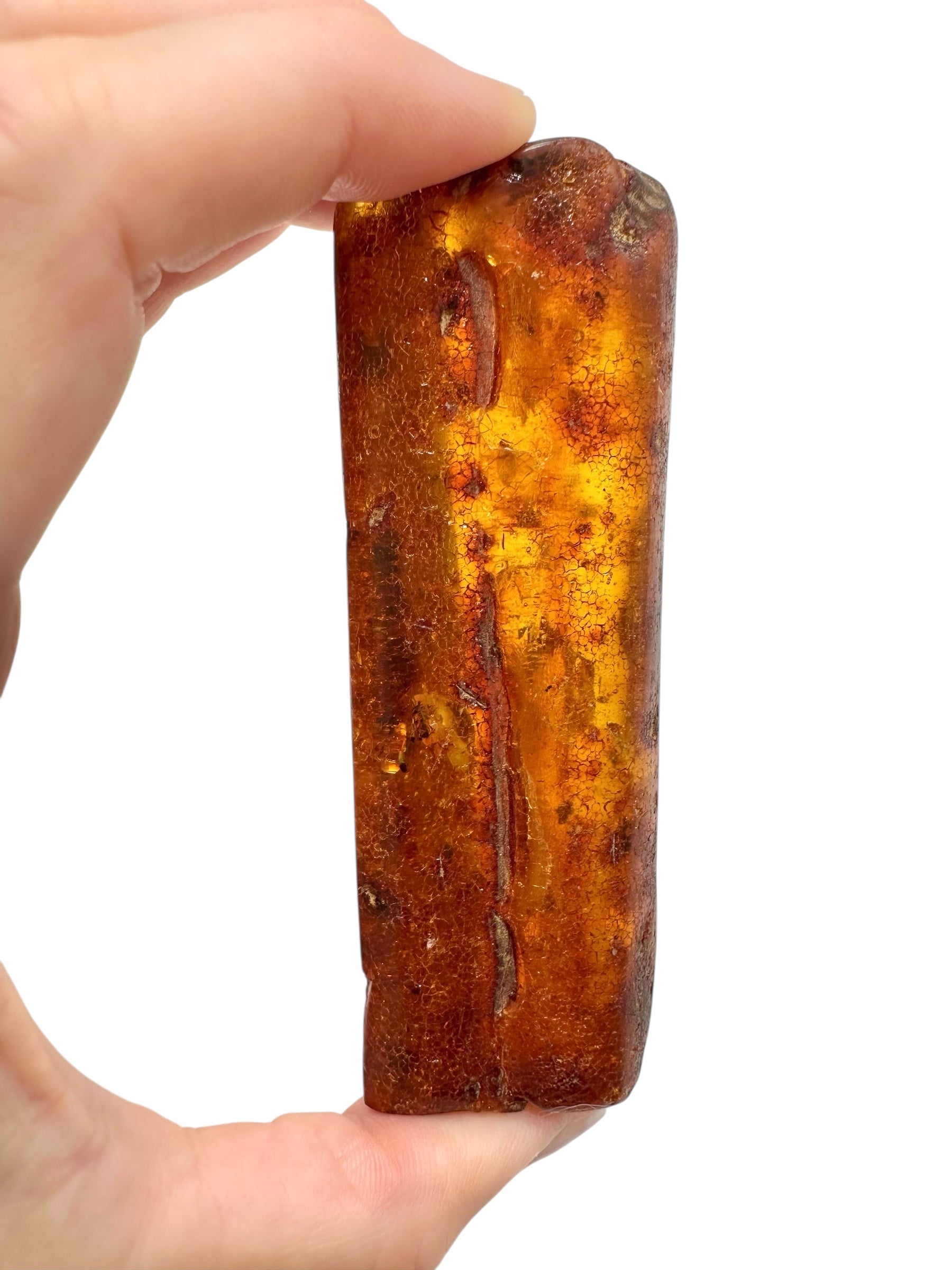 Insects in young amber (copal) 58,7g – Colombia - IK50