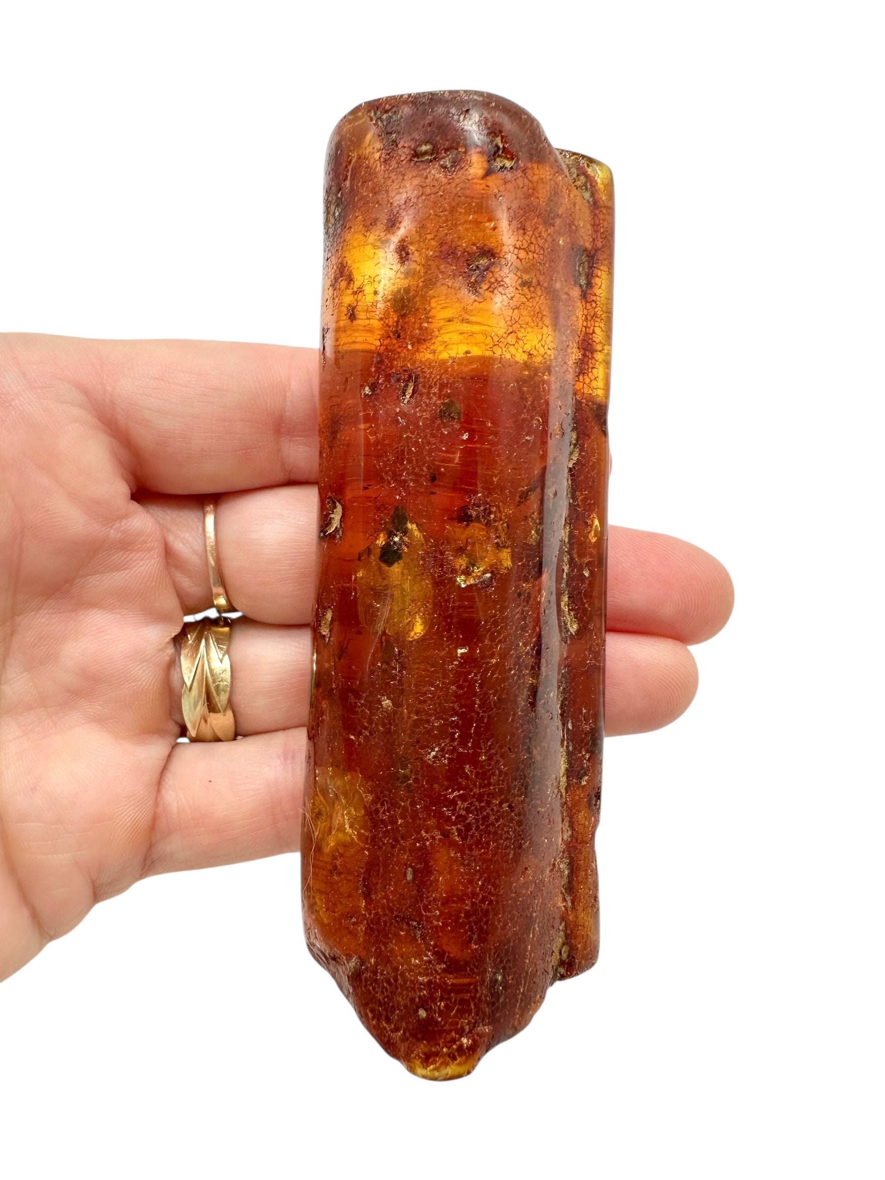 Insects in young amber (copal) 58,7g – Colombia - IK50
