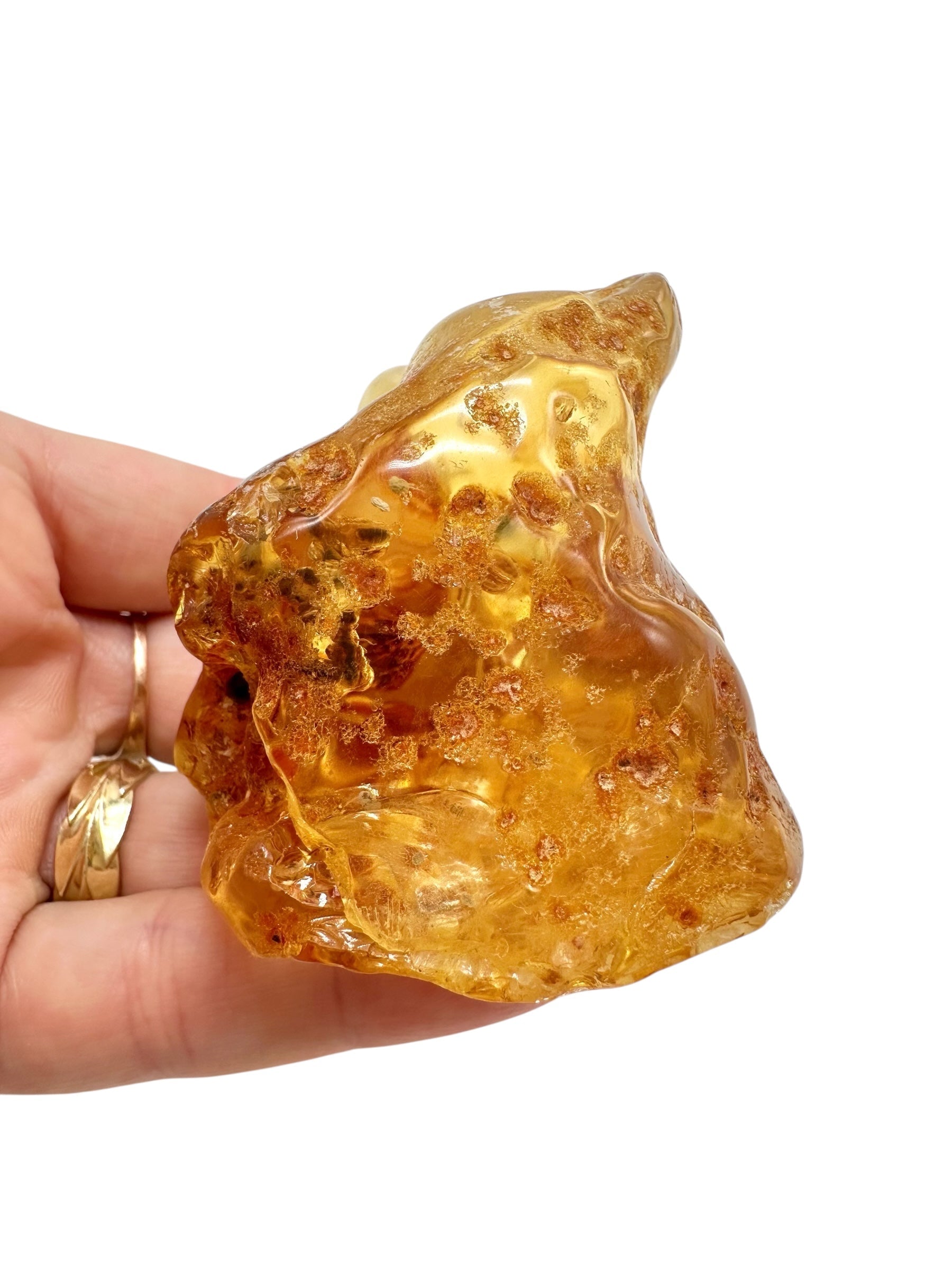 Insects in young amber (copal) 75g – Colombia - IK51