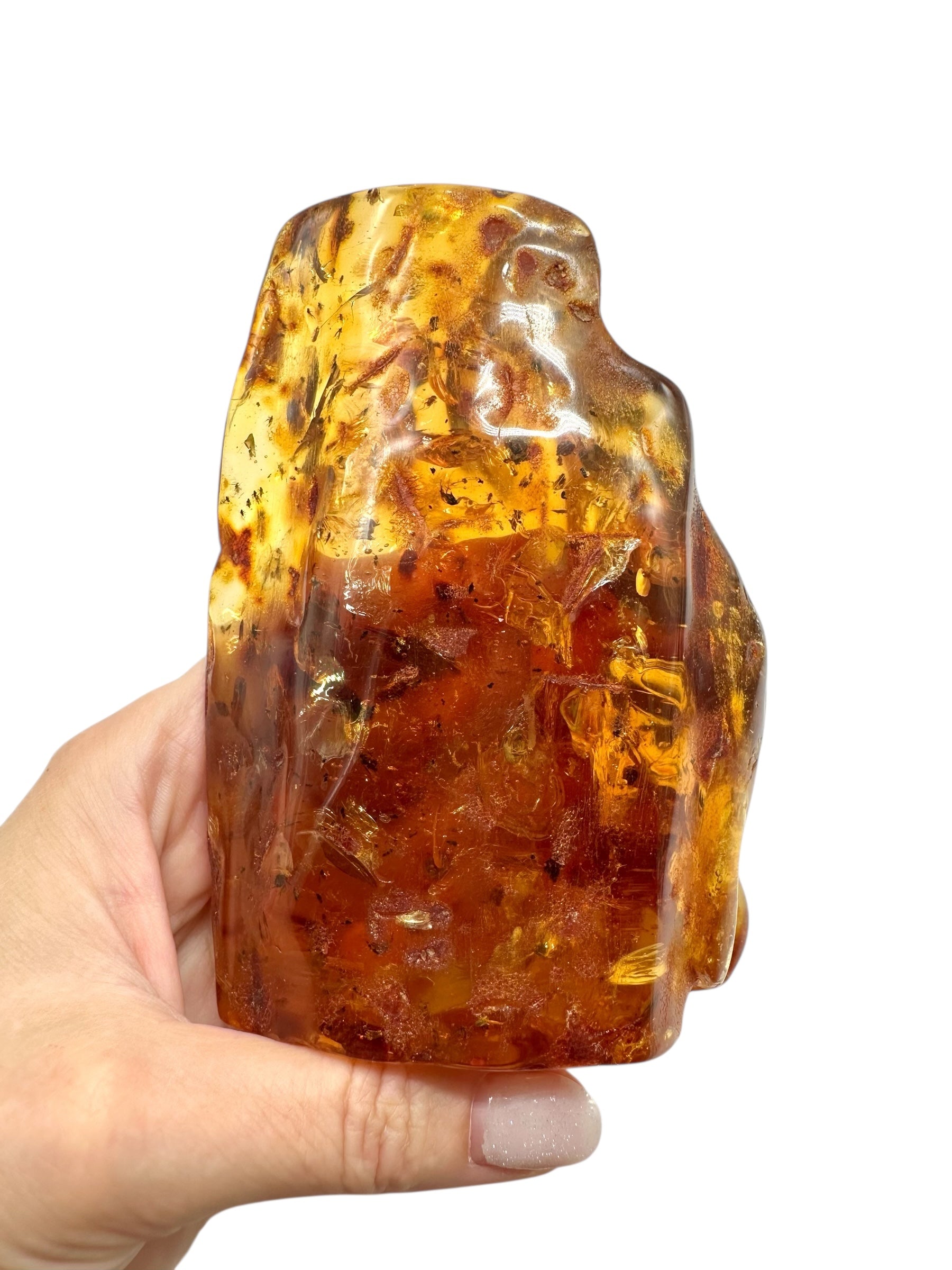 Insects in young amber (copal) 199,7g – Colombia - IK53