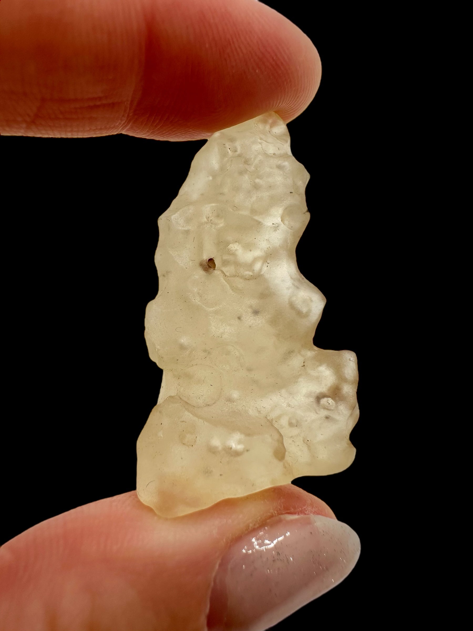 Libyan desert glass with sand inclusions – 9g - LPI18