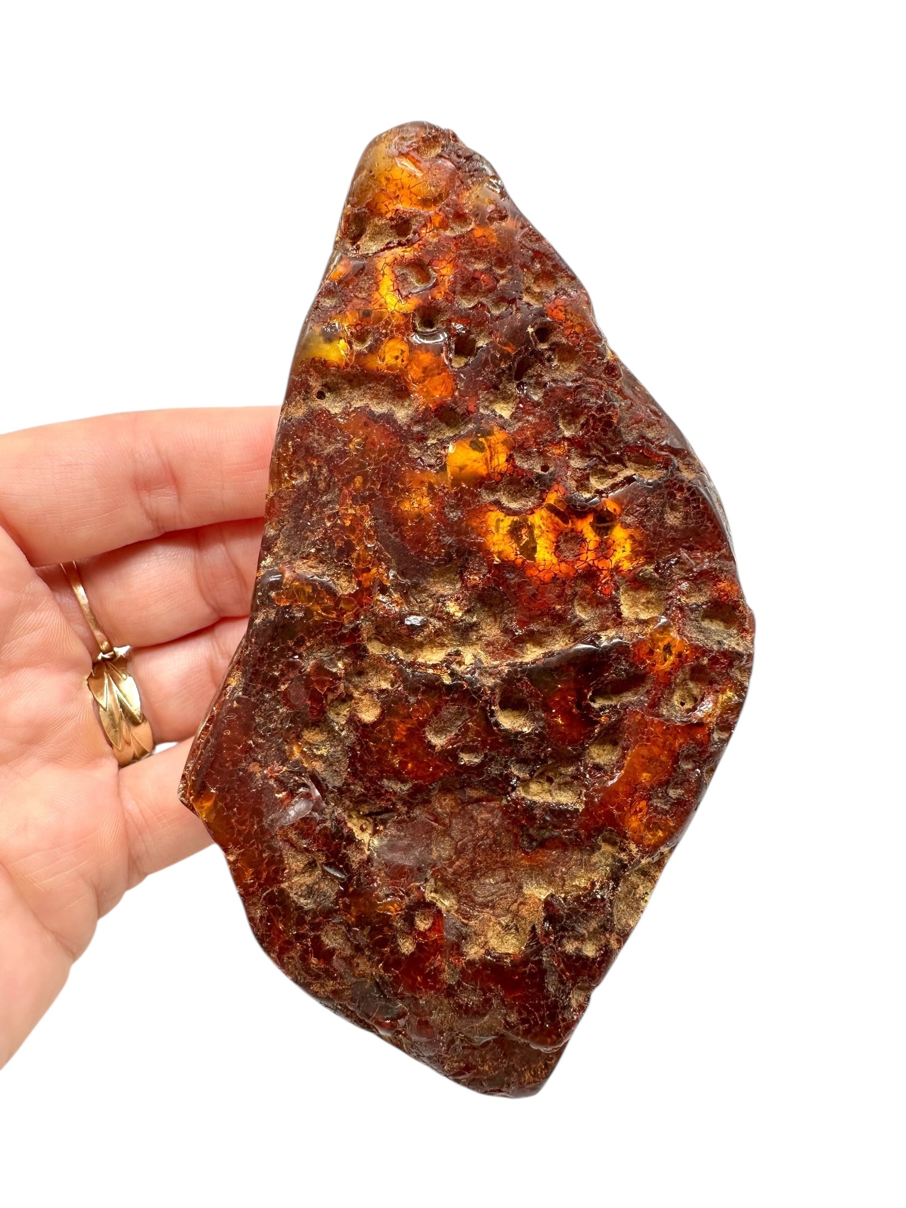 Insects in young amber (copal) 89,8g – Colombia - IK54