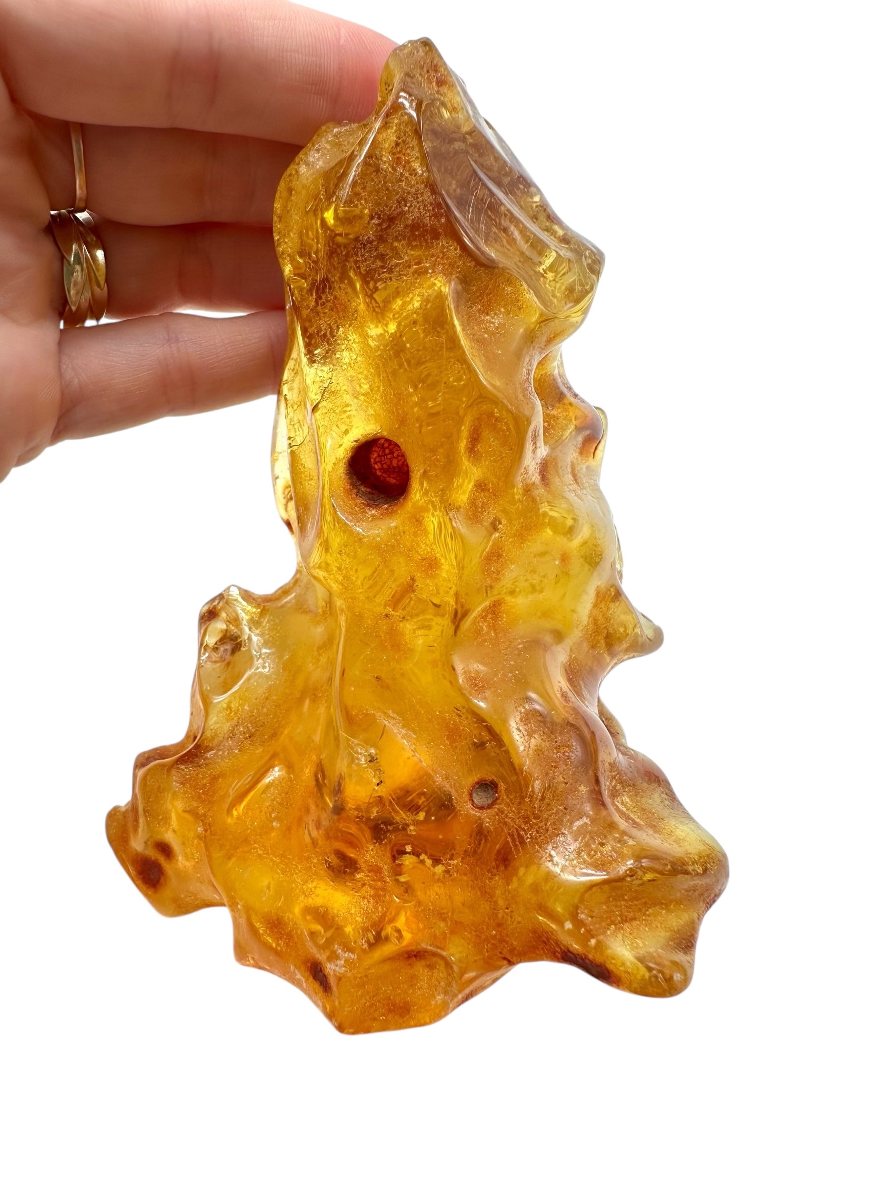 Insects in young amber (copal) 181,5g – Colombia - IK55