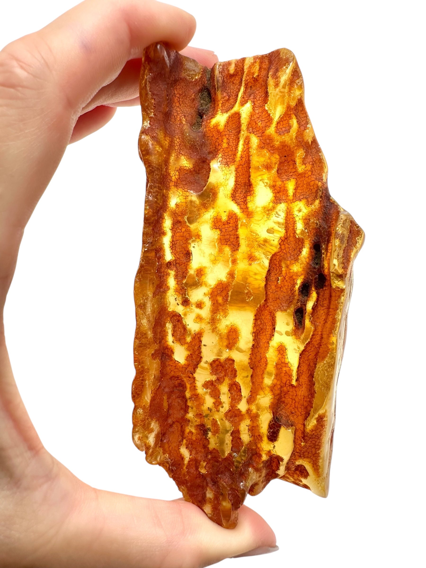 Insects in young amber (copal) 95,5g – Colombia - IK59