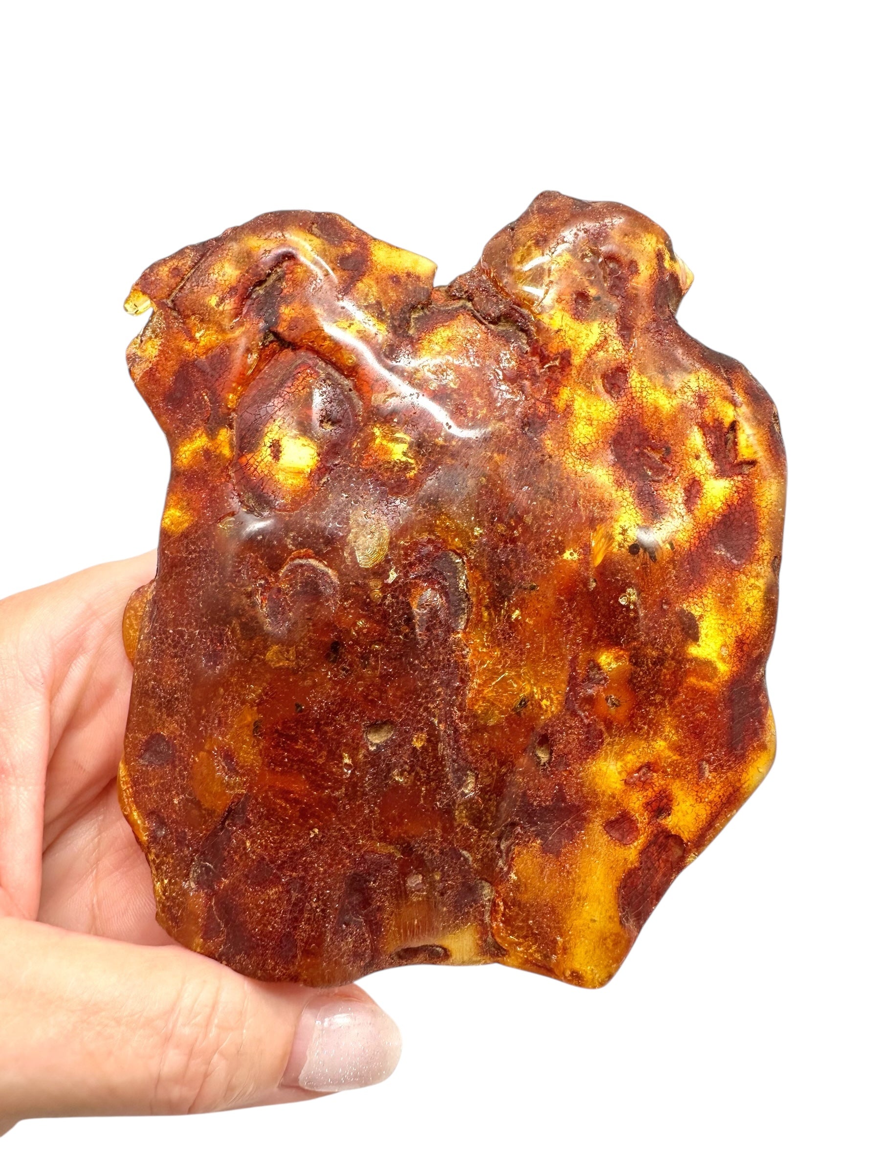 Insects in young amber (copal) 111,7g – Colombia - IK60