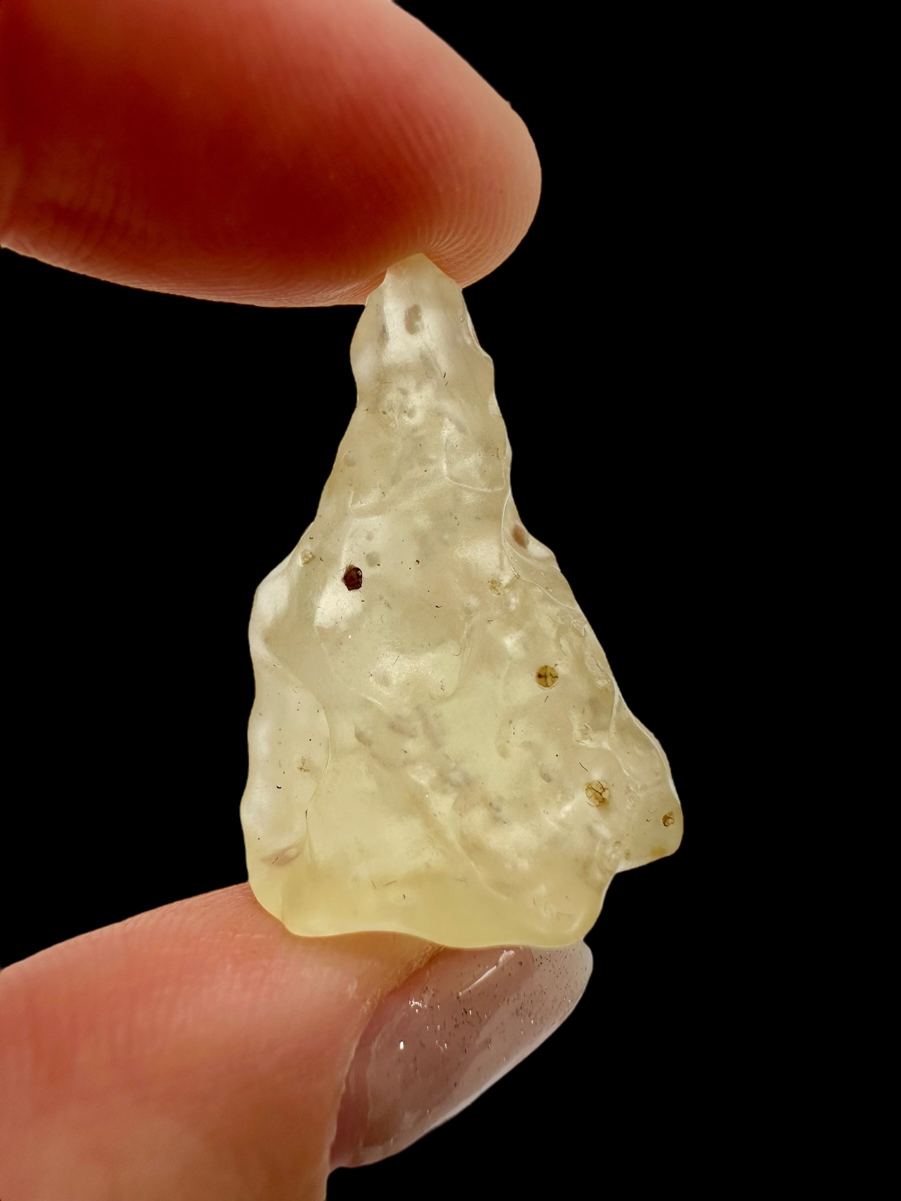 Libyan desert glass with sand inclusions – 7,4g - LPI20