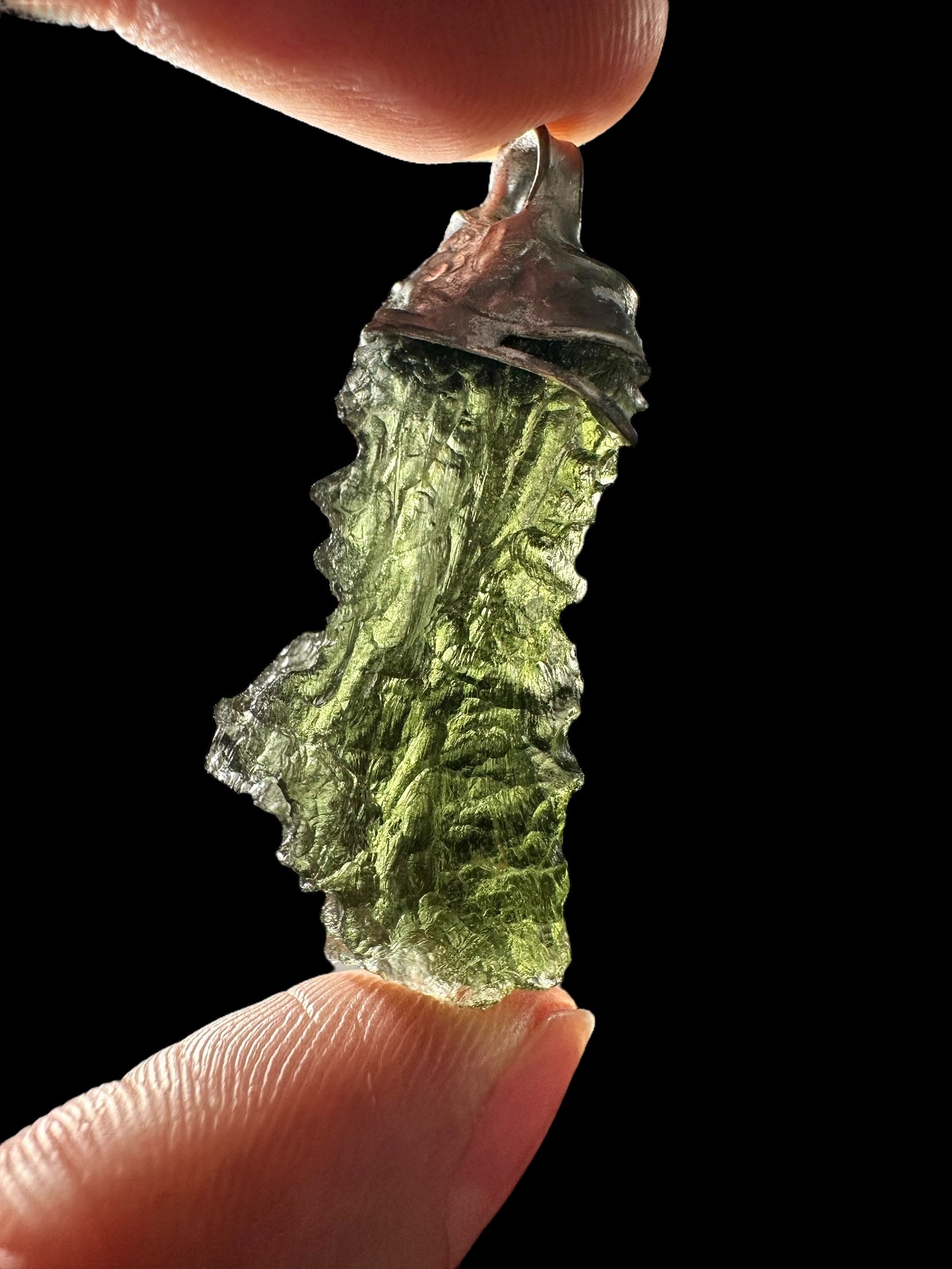 Moldavite pendant - P/V040