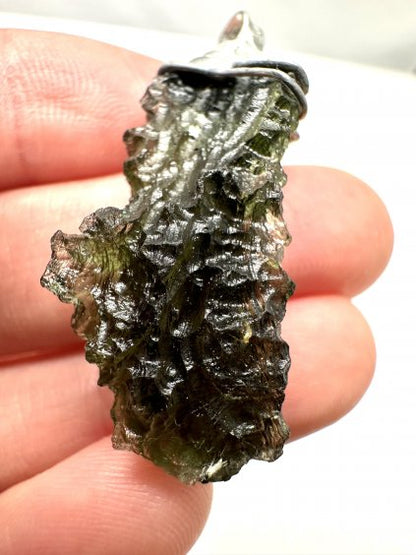 Pendente in Moldavite - P/V040