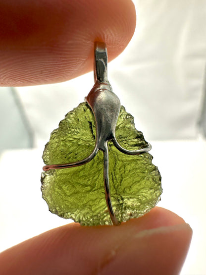 Pendente in Moldavite – P/V043