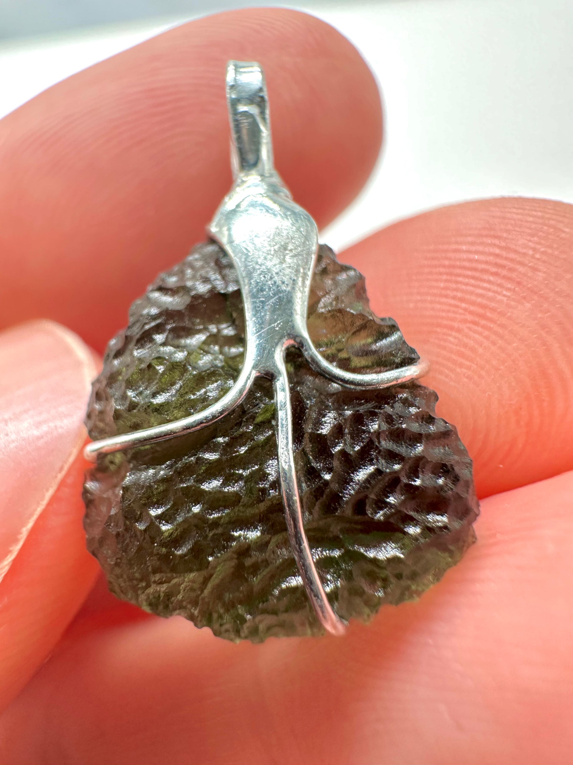 Pendente in Moldavite – P/V043