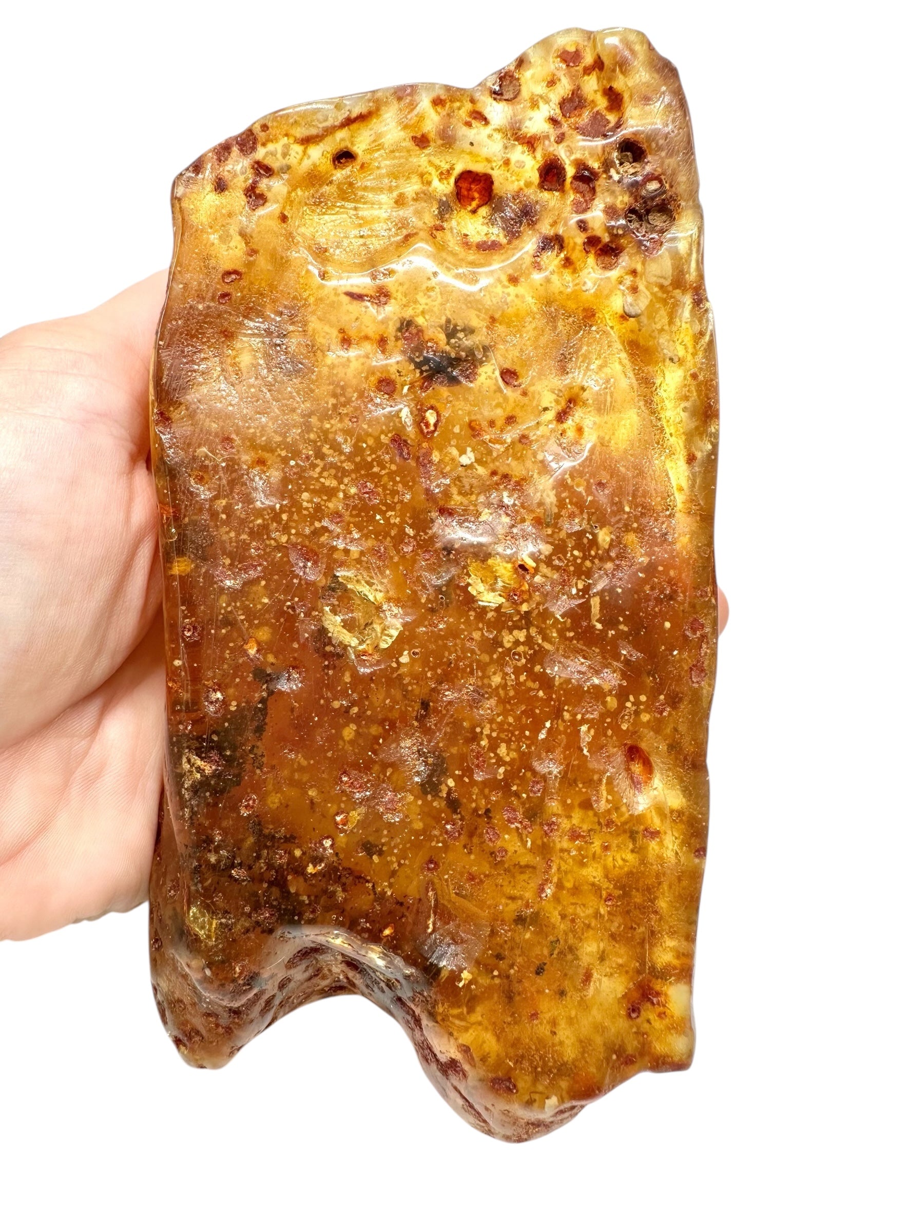 Insects in young amber (copal) 234,7g – Colombia - IK62