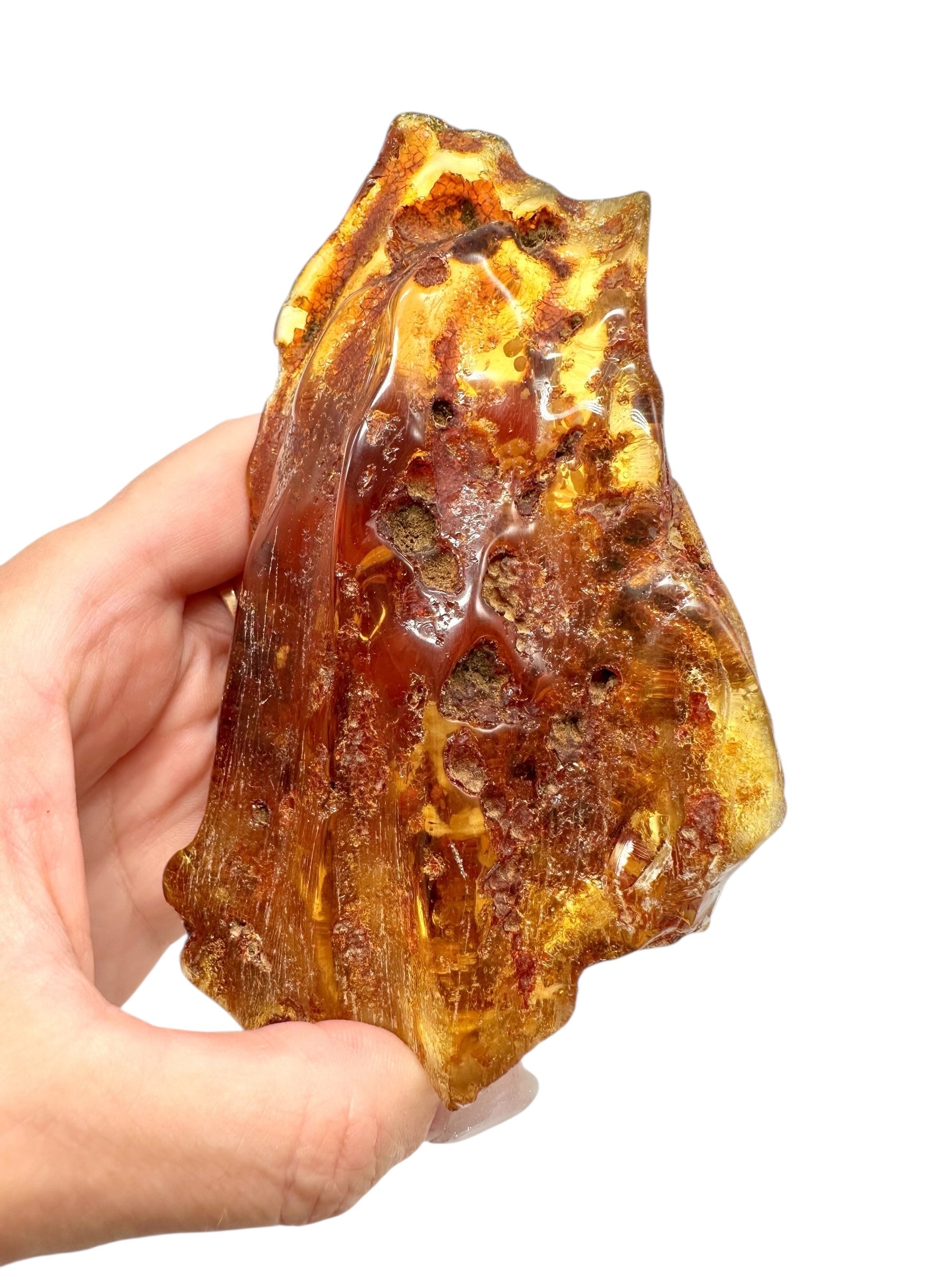 Insects in young amber (copal) 150,3g – Colombia - IK63