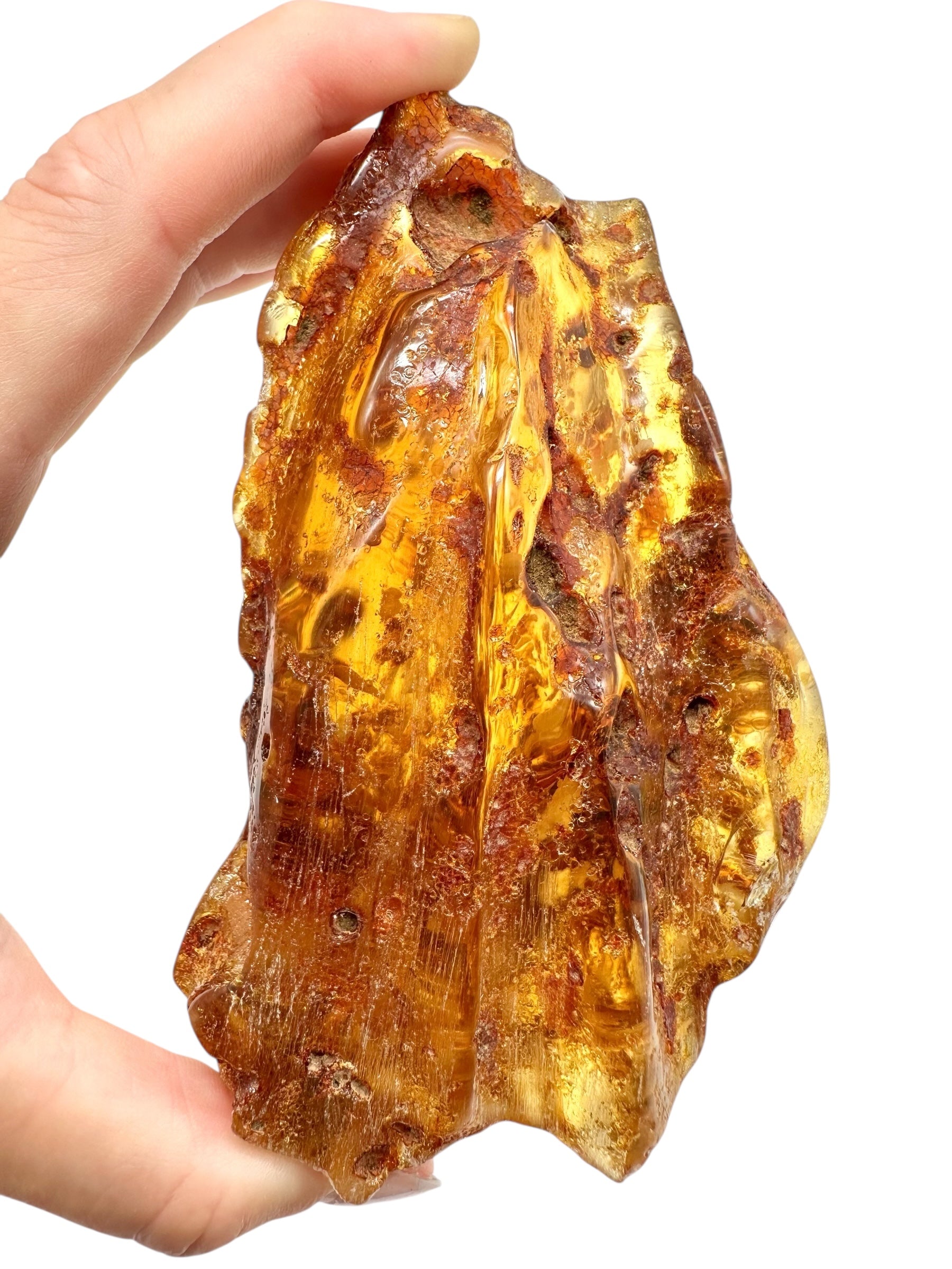 Insects in young amber (copal) 150,3g – Colombia
