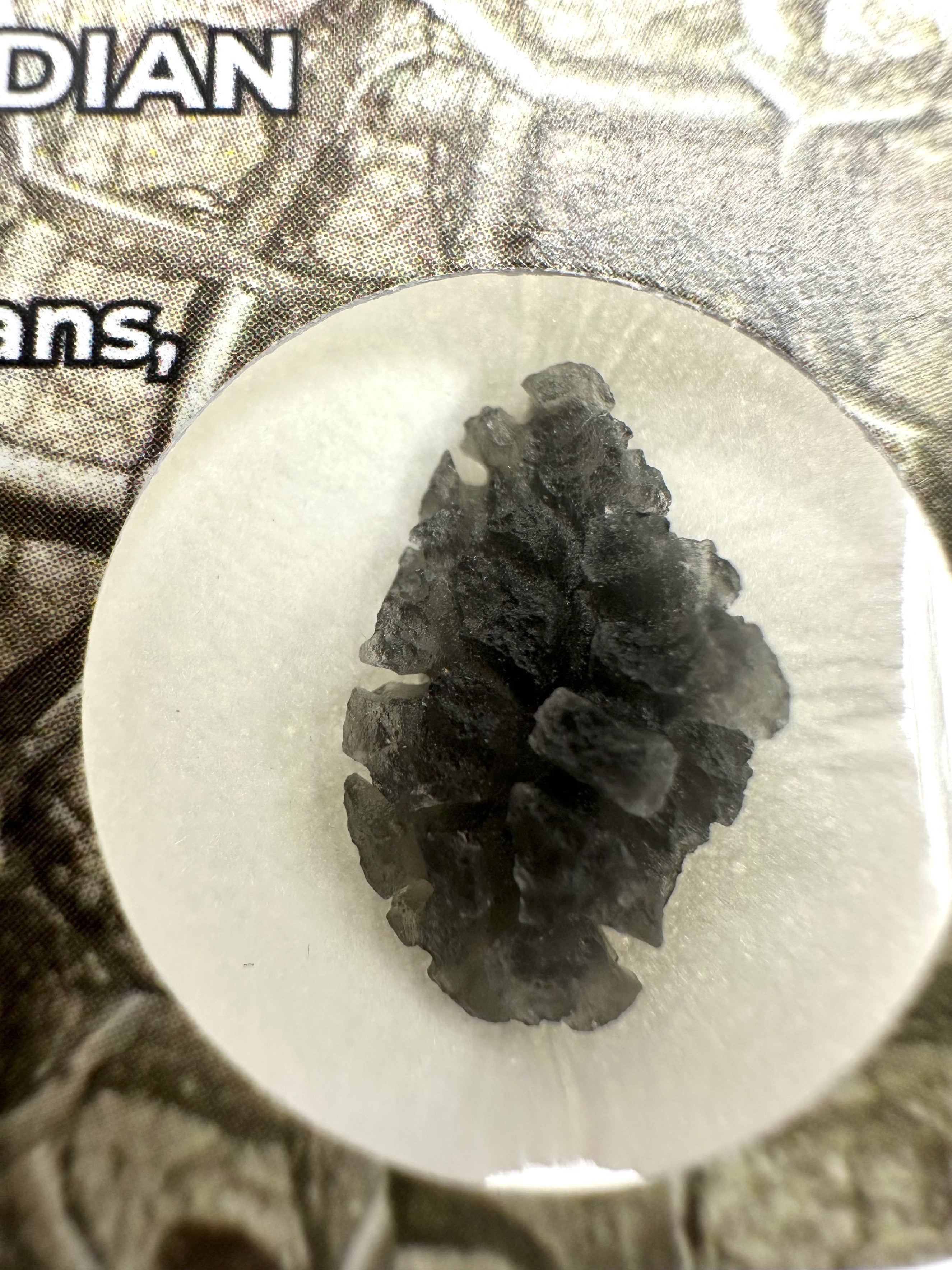 Slovak obsidian – Hedgehog 1g – in box - OBJ202