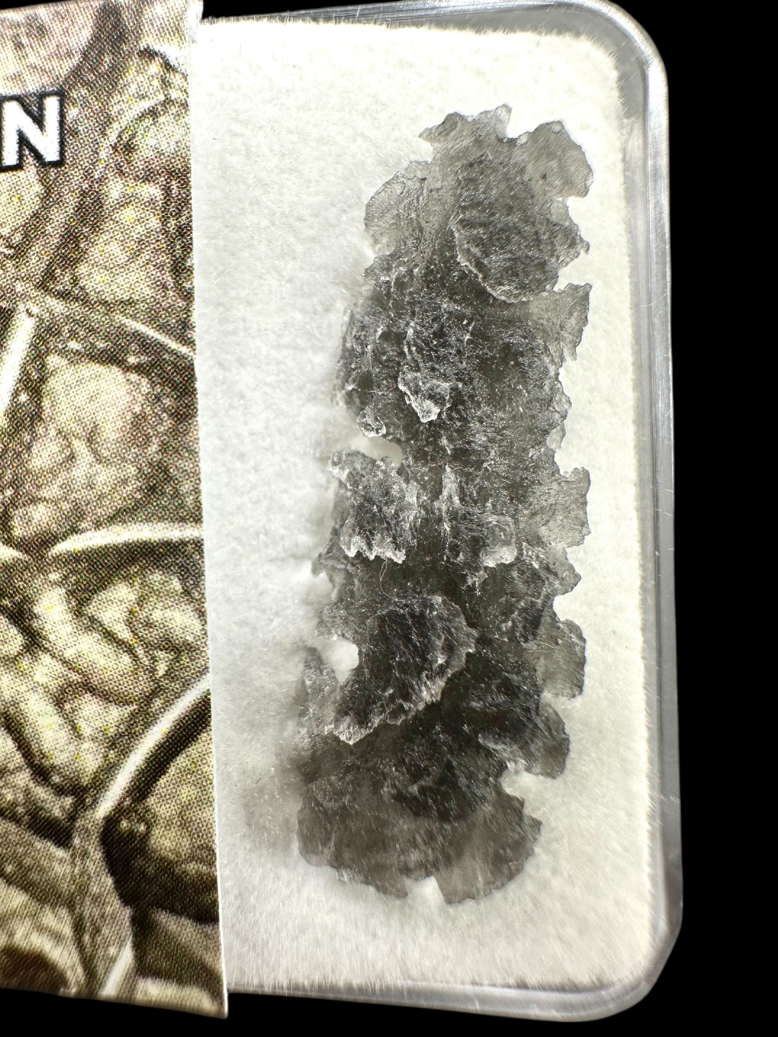 Slovak obsidian – Hedgehog 1g – in box - OBJ210
