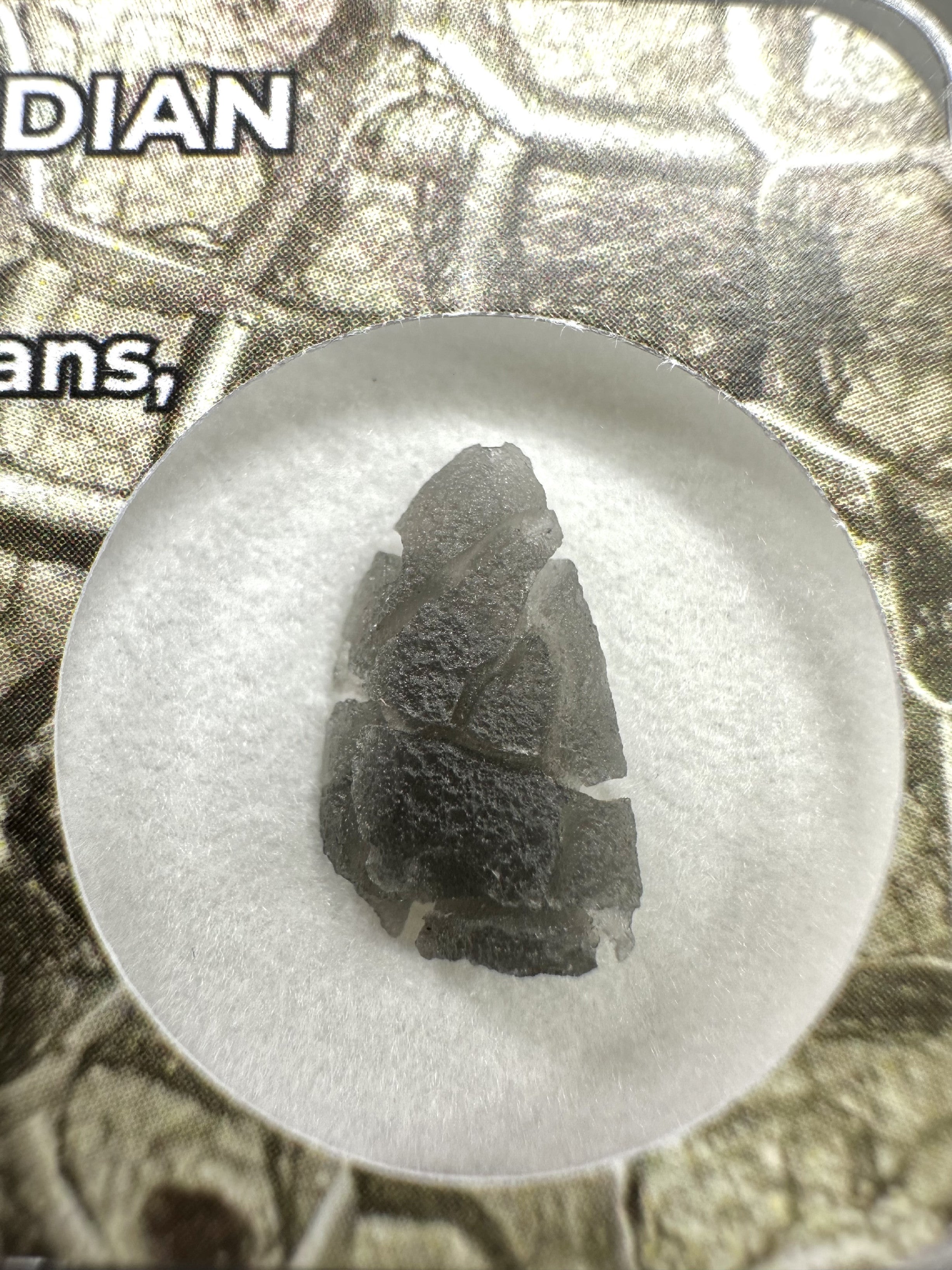 Slovak obsidian – Hedgehog 0,4g – in box - OBJ211