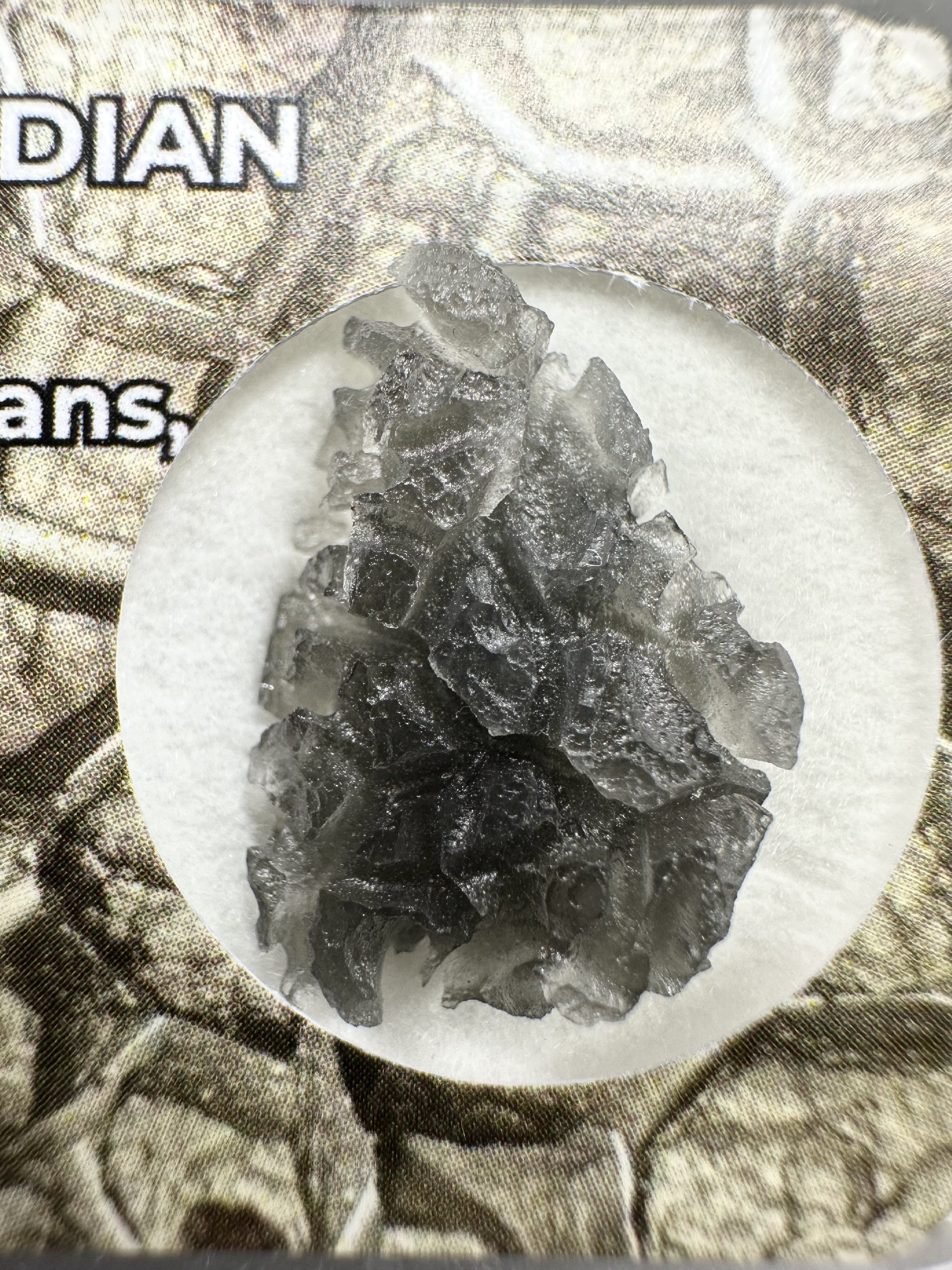 Slovak obsidian – Hedgehog 1,5g – in box - OBJ212