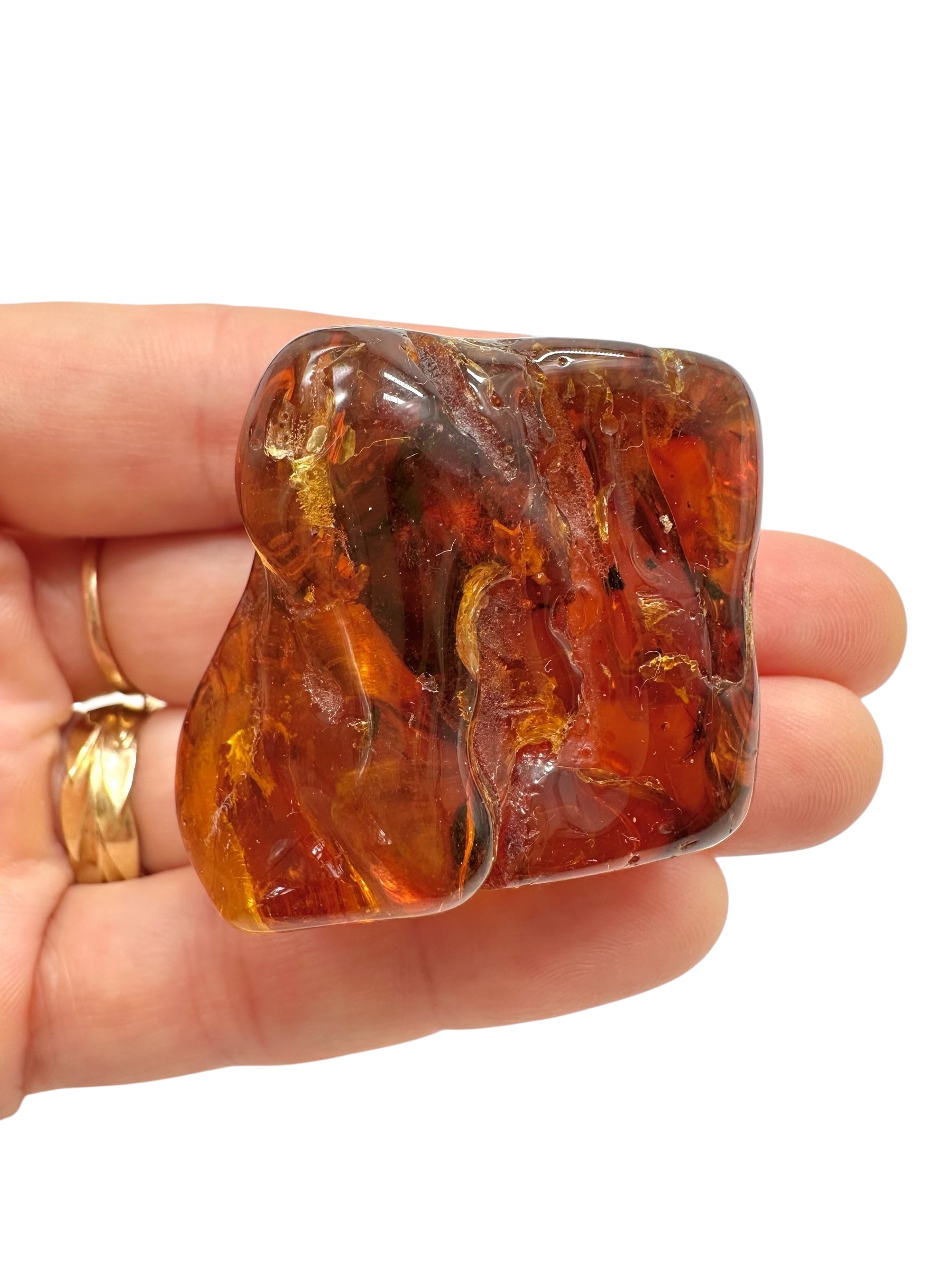 Insects in amber – Lithuania – 19,1g - IJ156