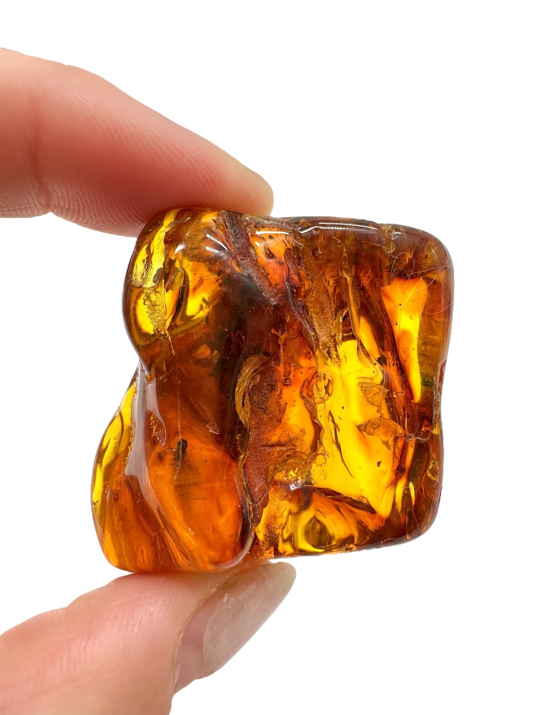 Insects in amber – Lithuania – 19,1g - IJ156