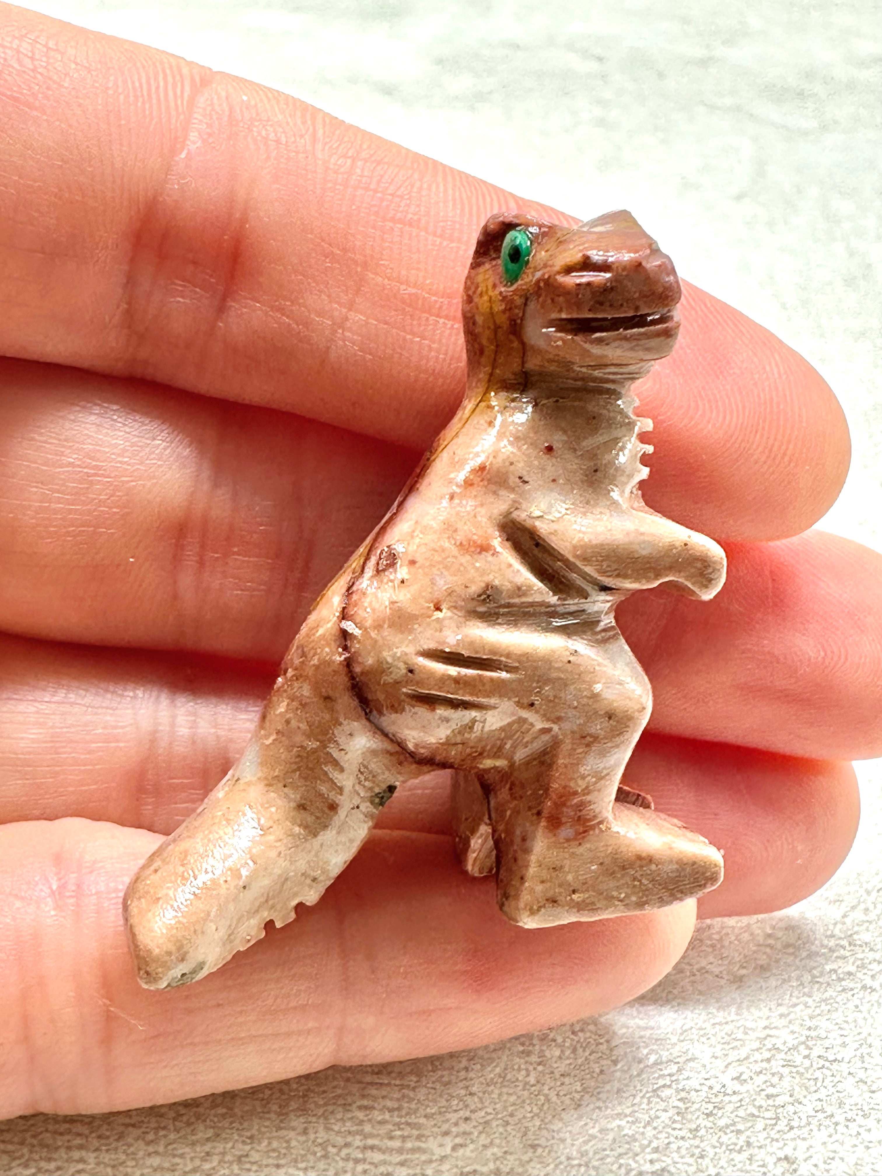 Animal made of soapstone – dinosaur - ZV002