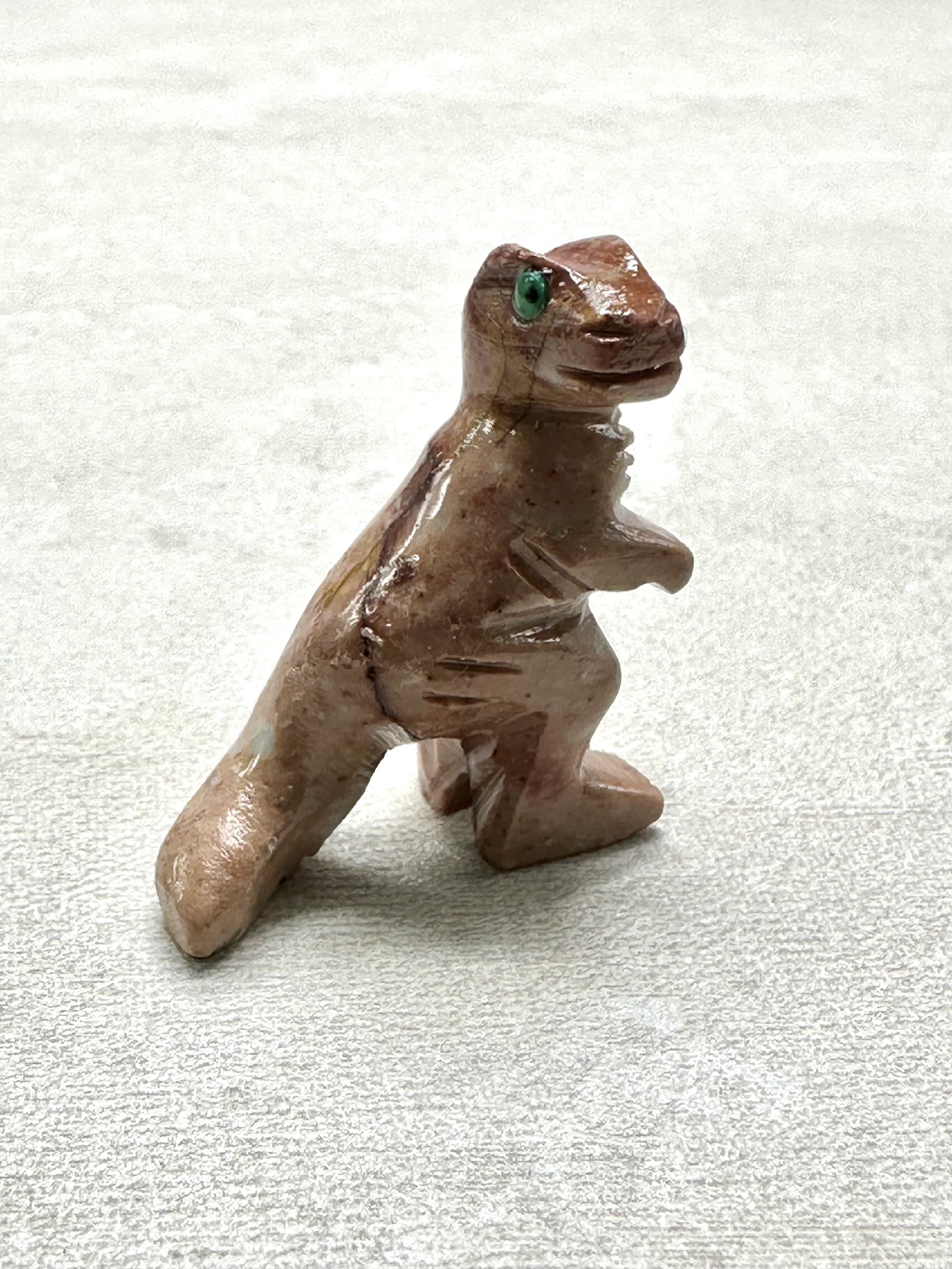 Animal made of soapstone – dinosaur
