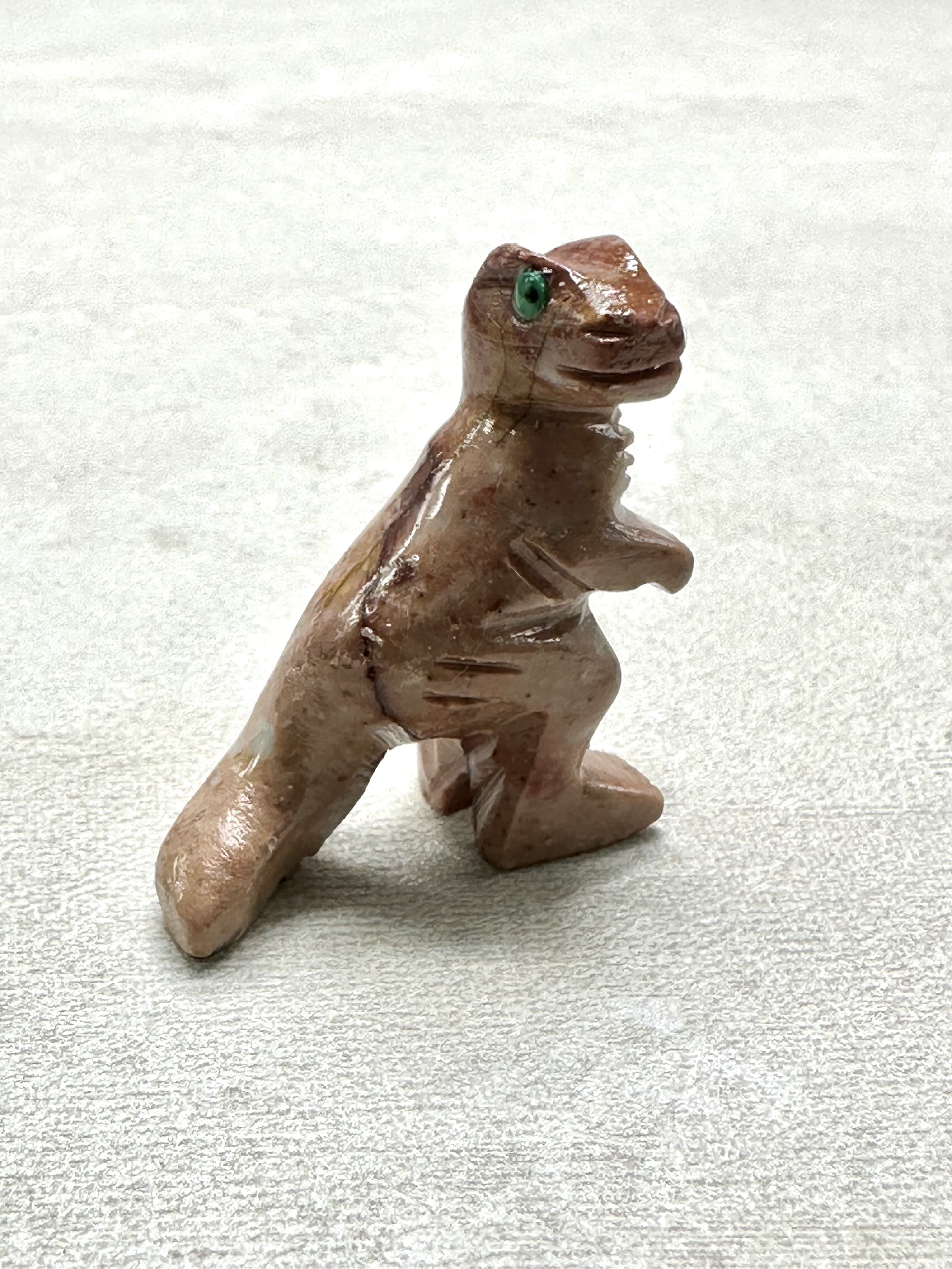 Animal made of soapstone – dinosaur