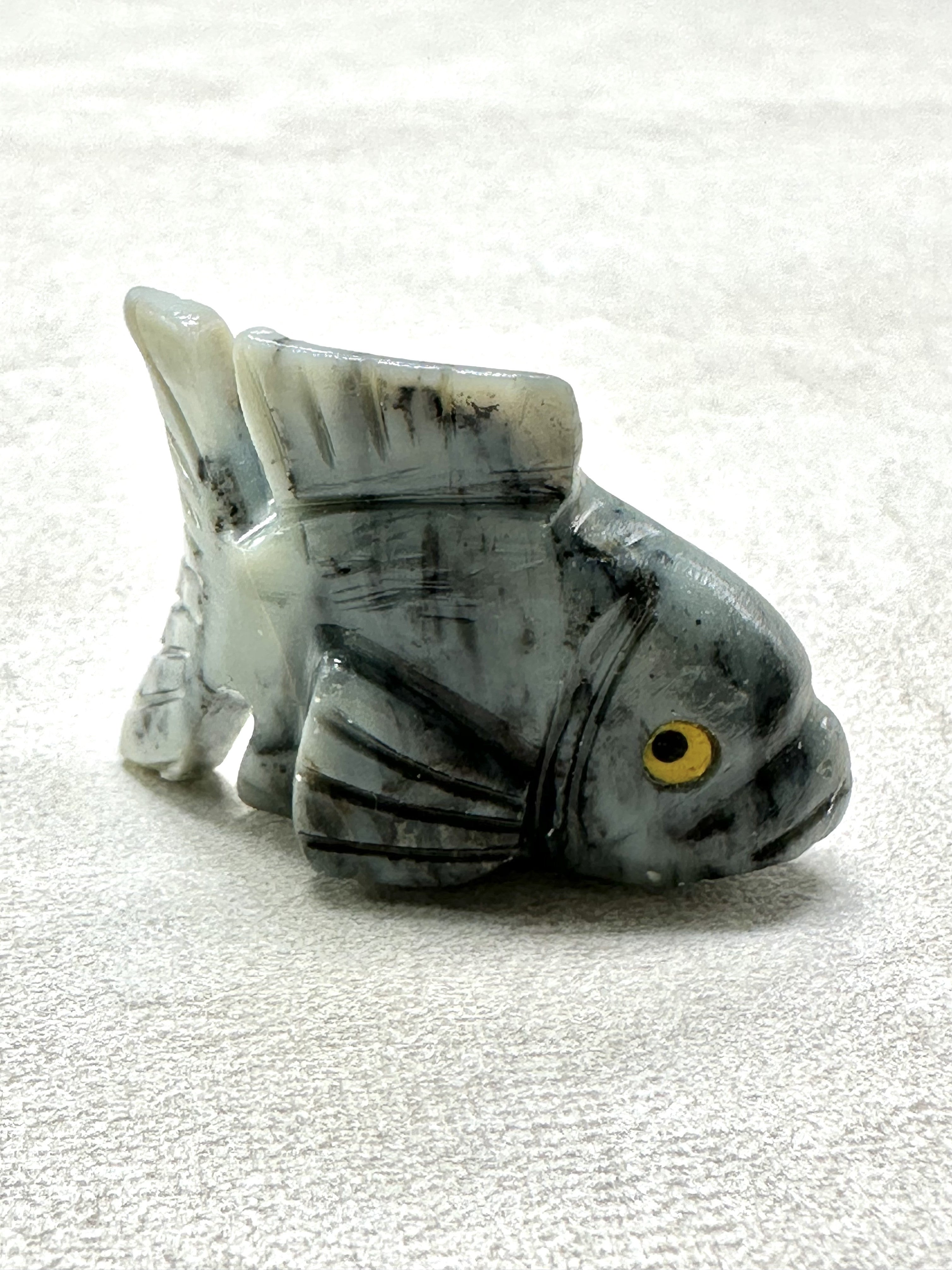 Animal made of soapstone – fish - ZV003