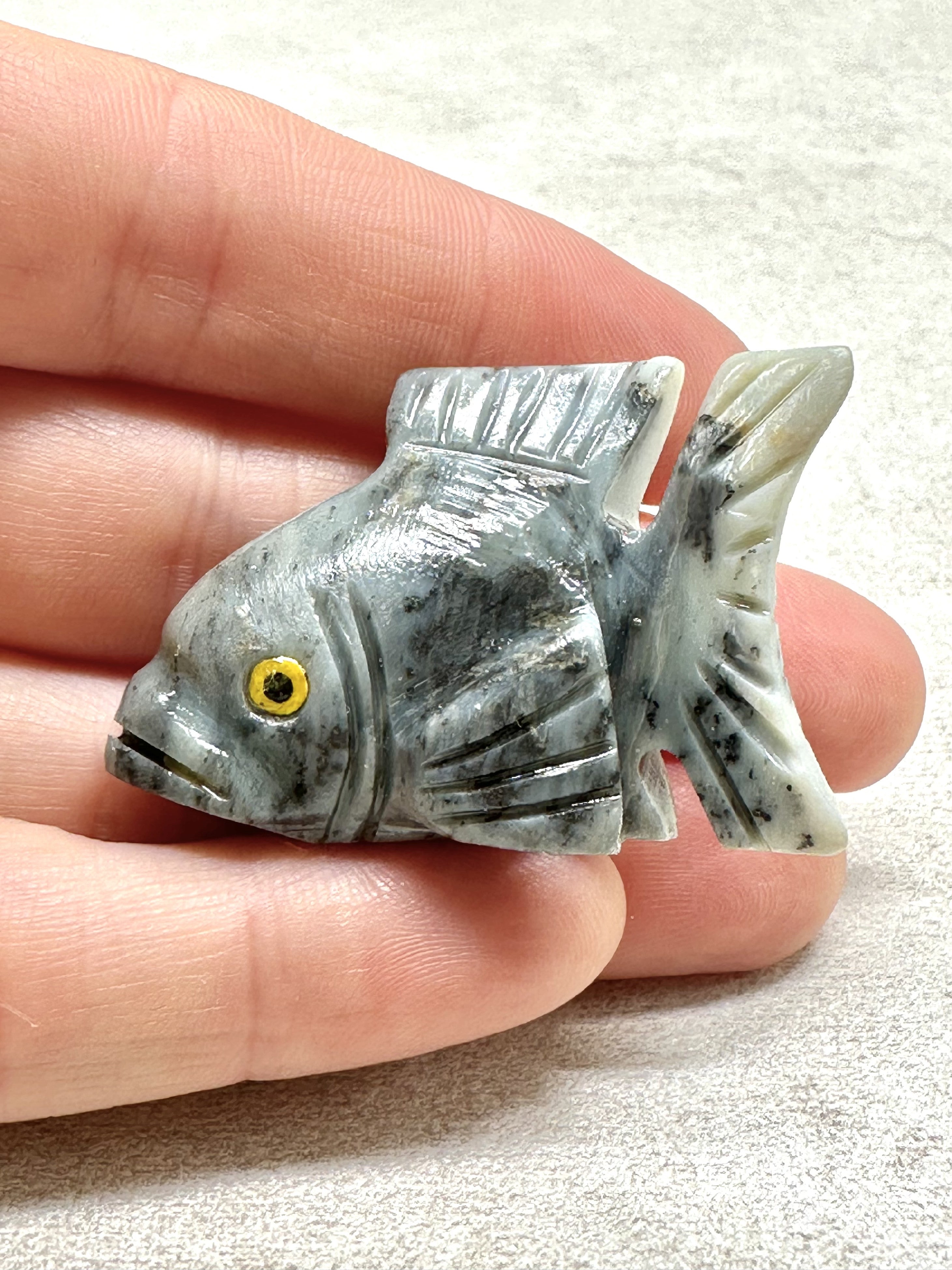 Animal made of soapstone – fish