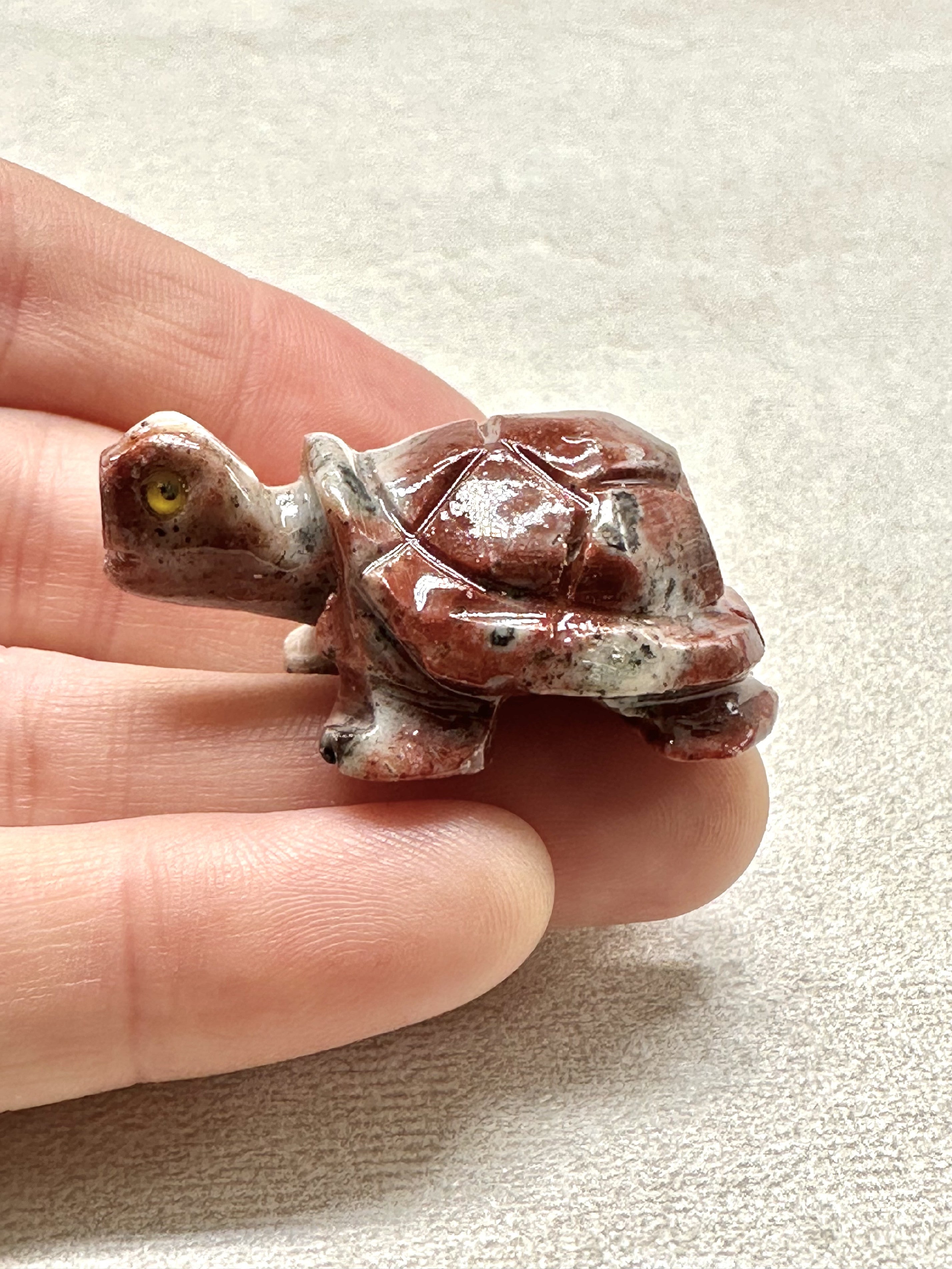Animal made of soapstone – turtle - ZV004