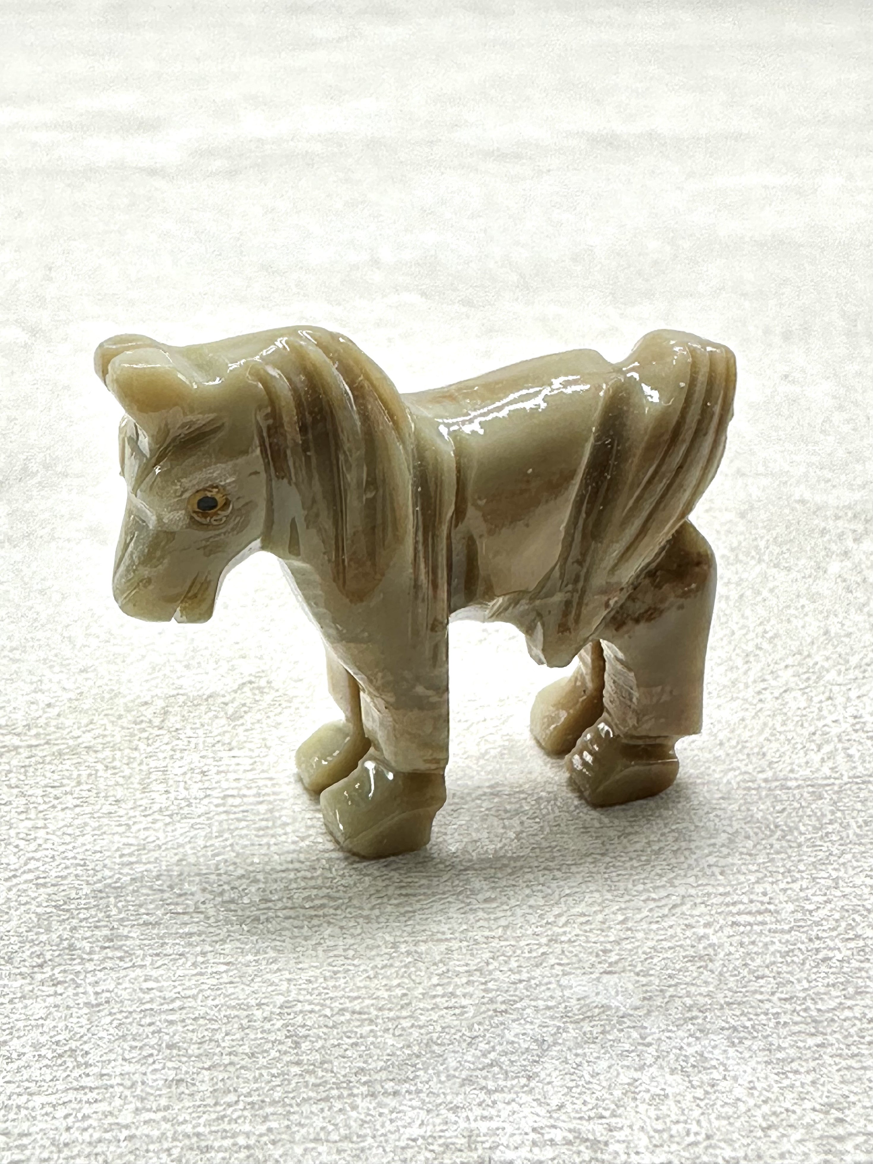 Animal made of soapstone – horse - ZV006