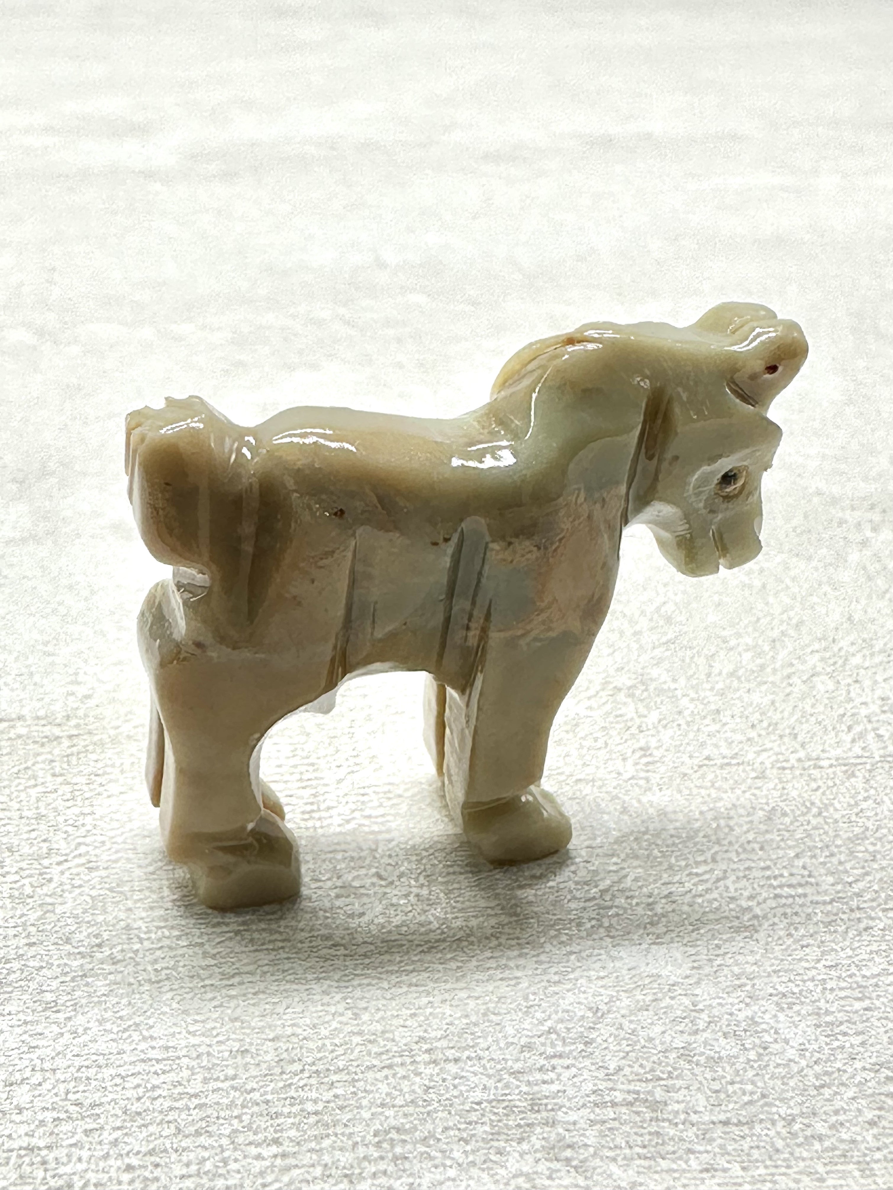 Animal made of soapstone – horse - ZV006