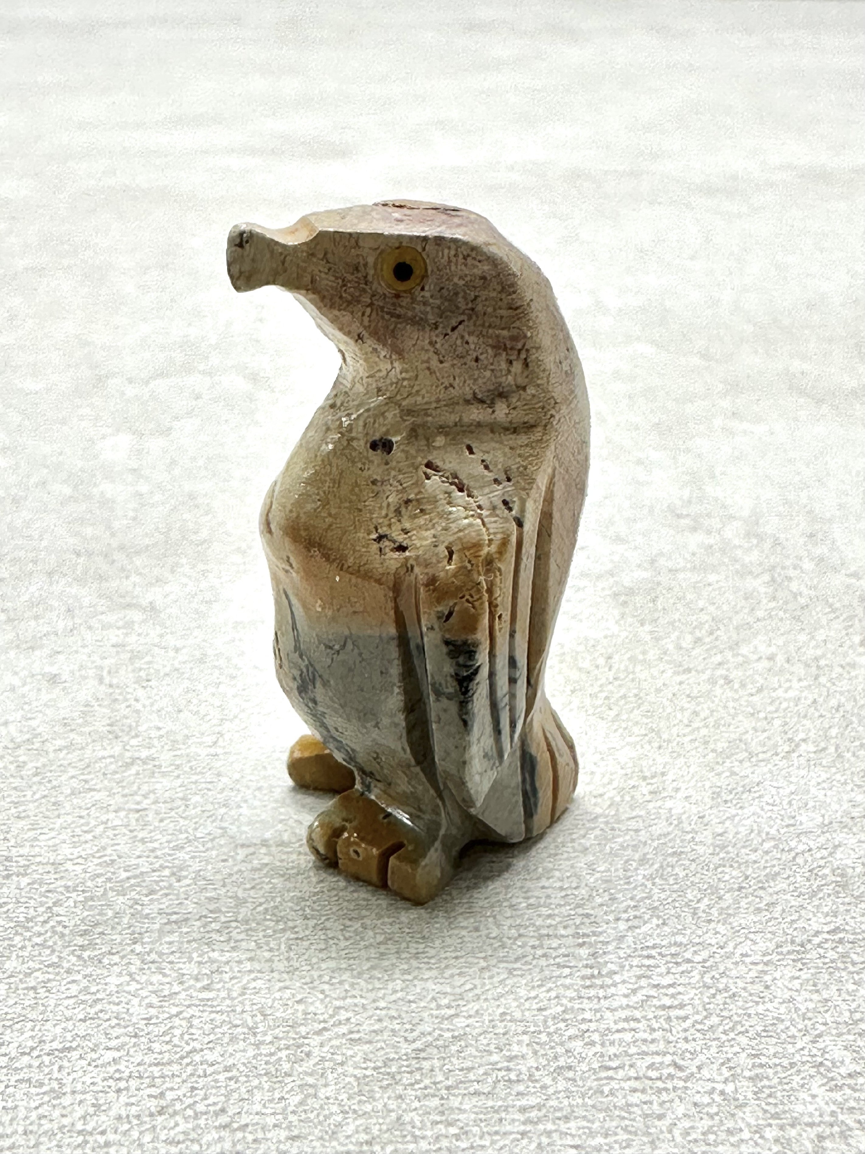 Animal made of soapstone – penguin - ZV007