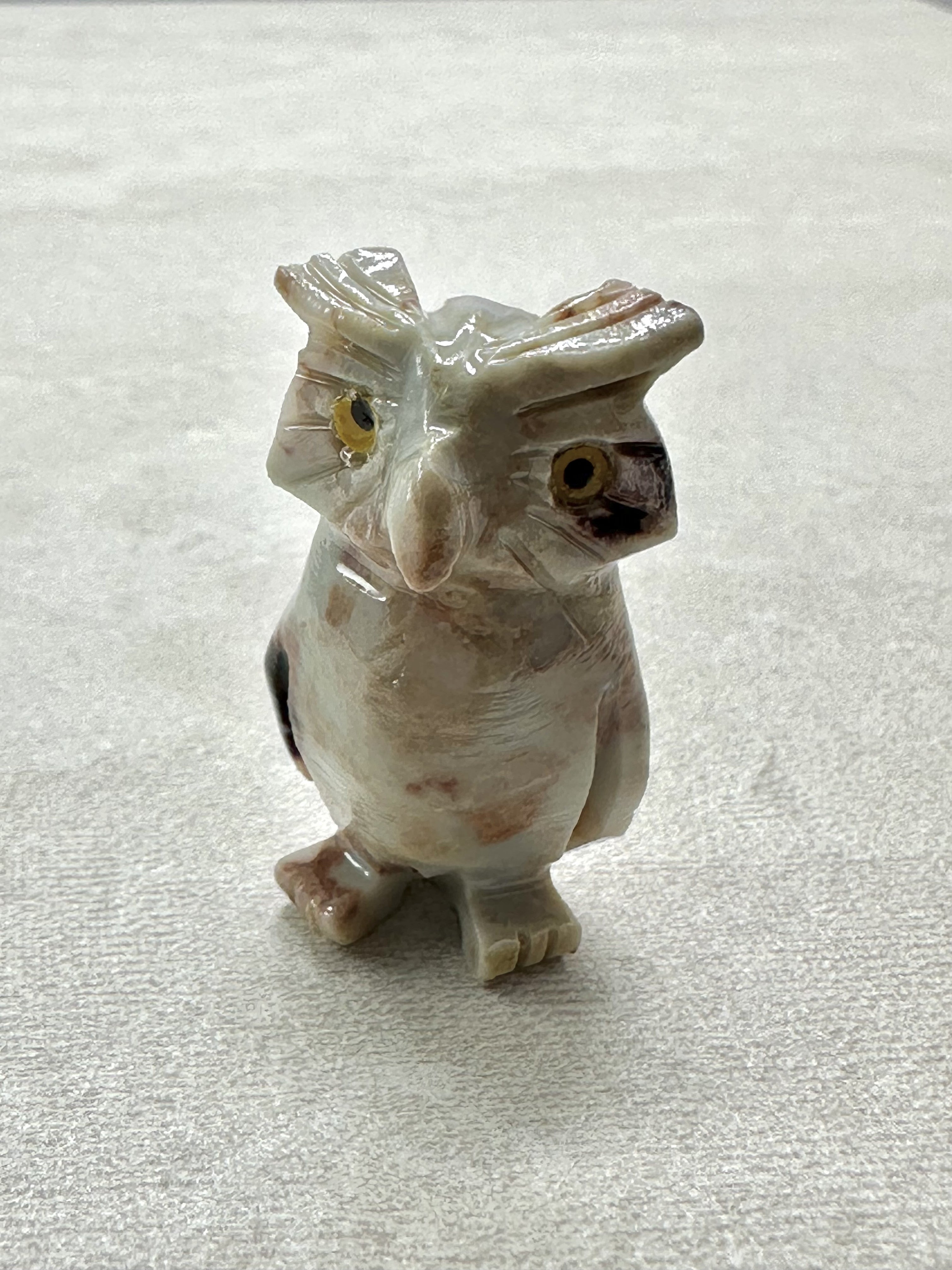 Animal made of soapstone – owl