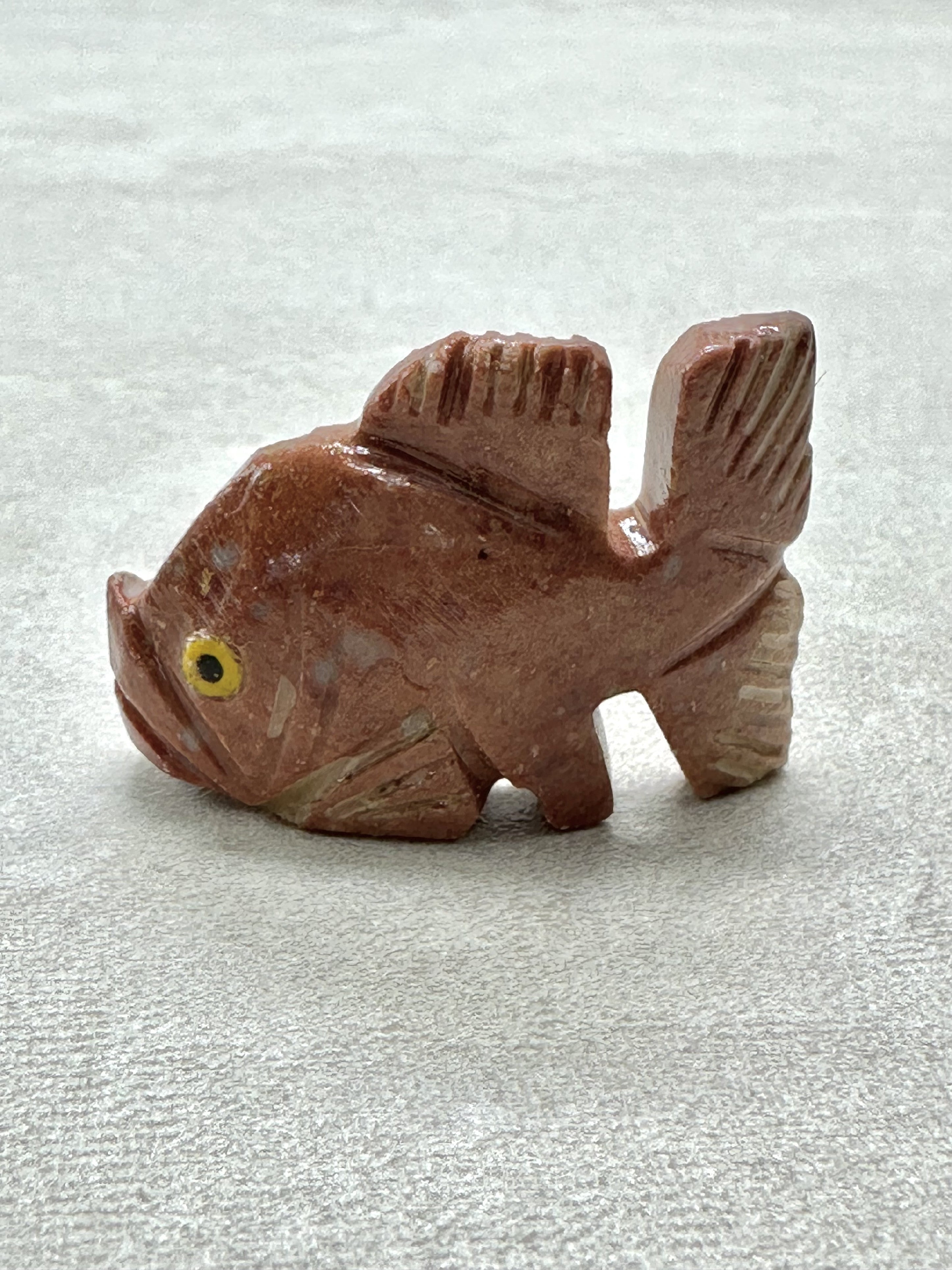 Animal made of soapstone – fish - ZV011