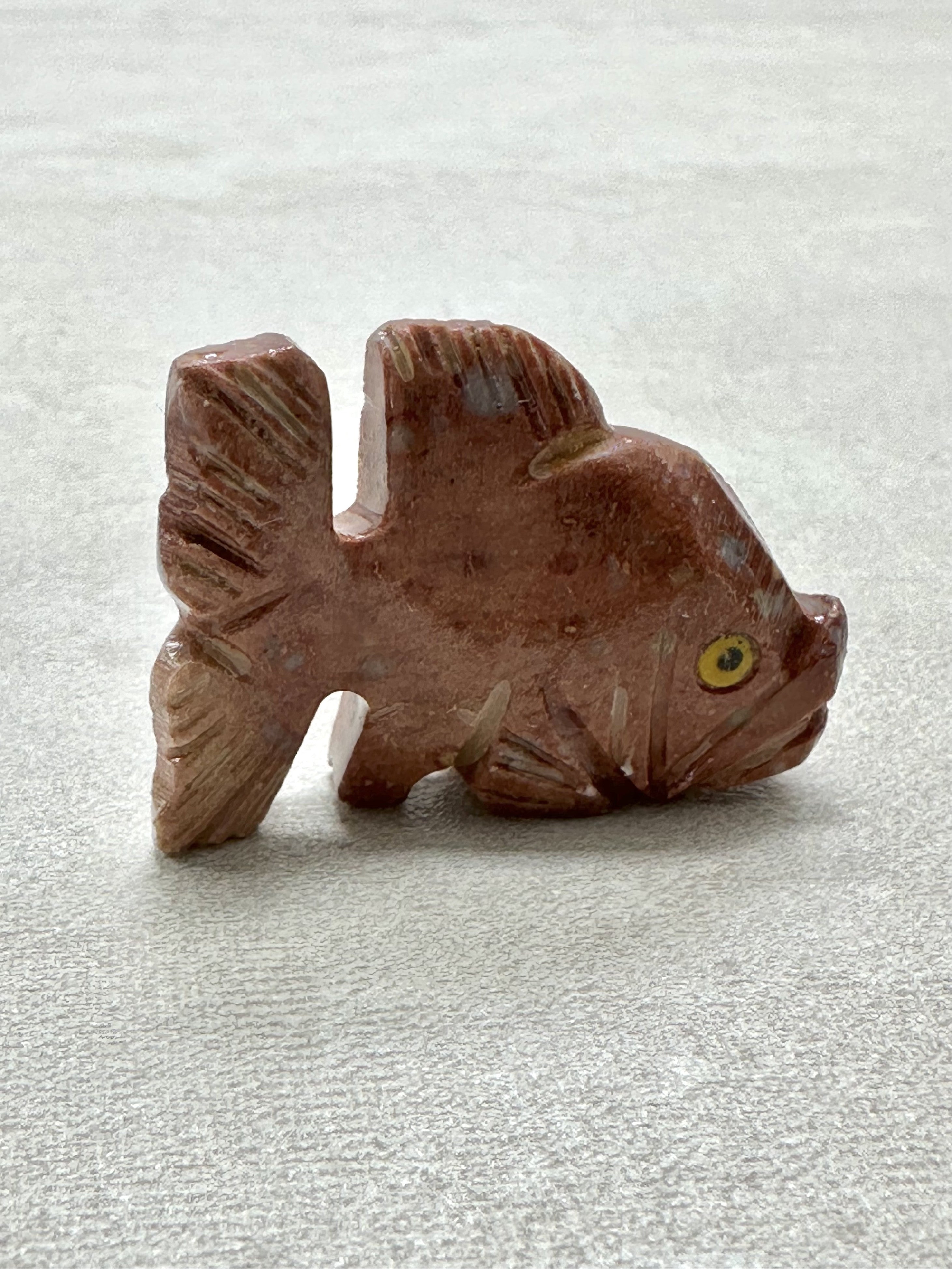 Animal made of soapstone – fish - ZV011