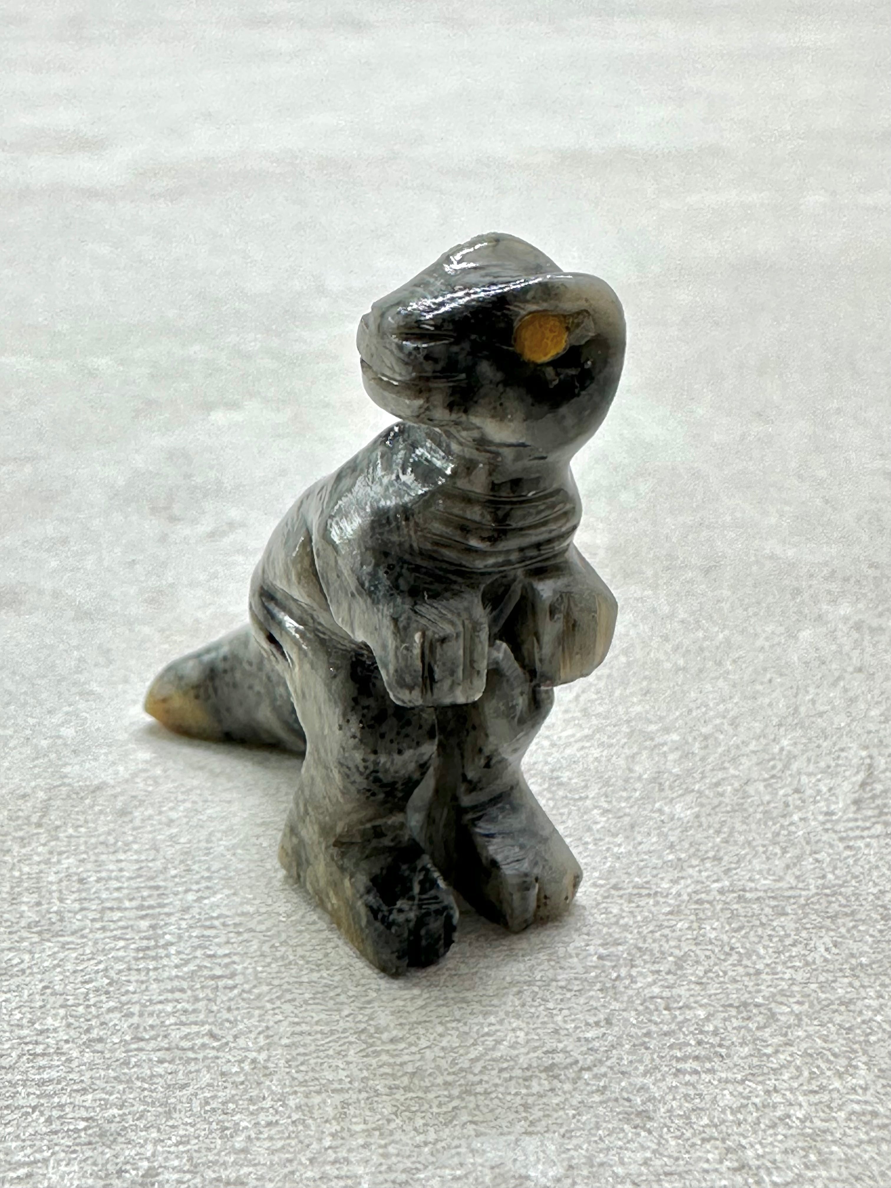 Animal made of soapstone – dinosaur - ZV014