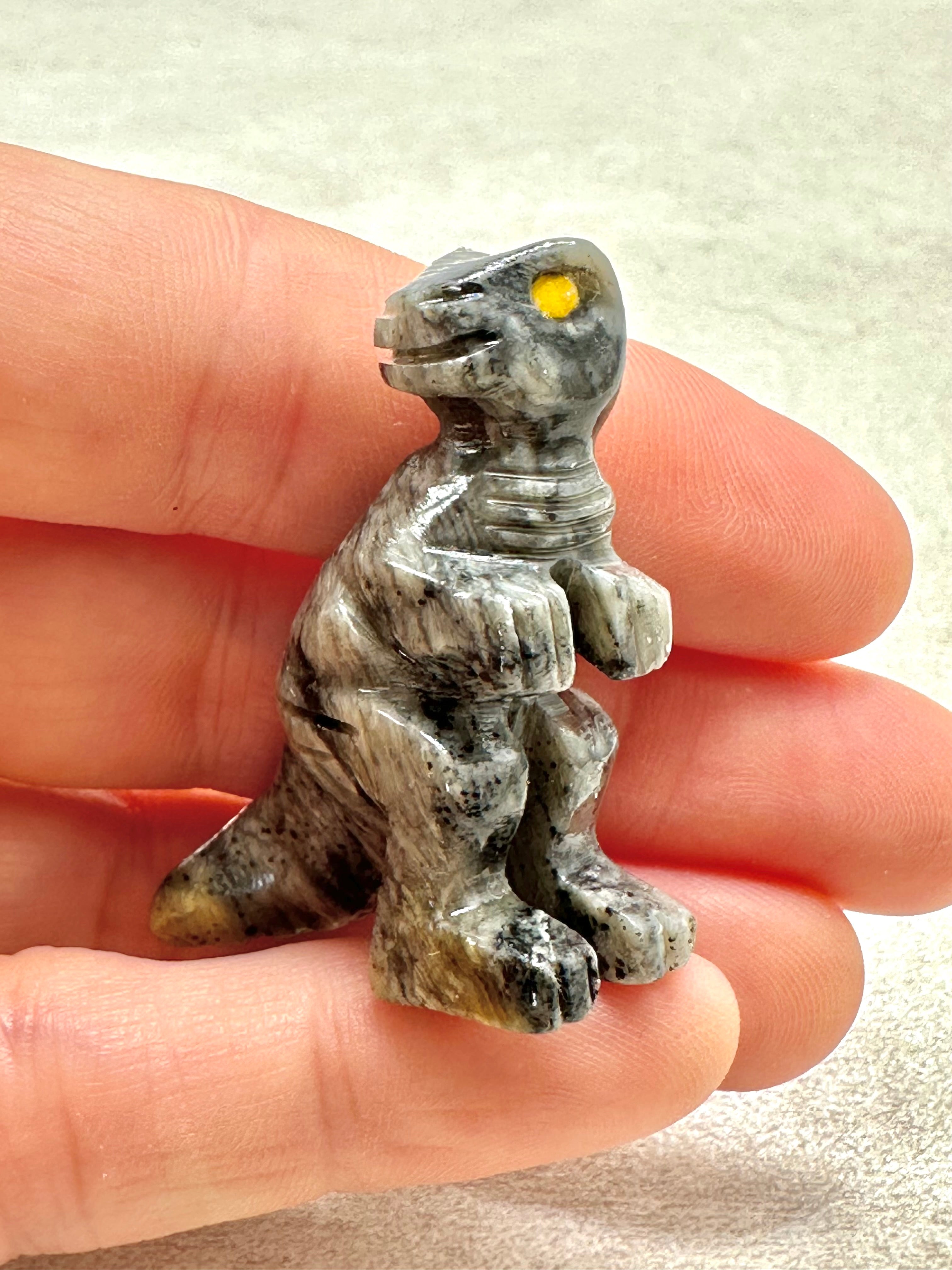 Animal made of soapstone – dinosaur - ZV014