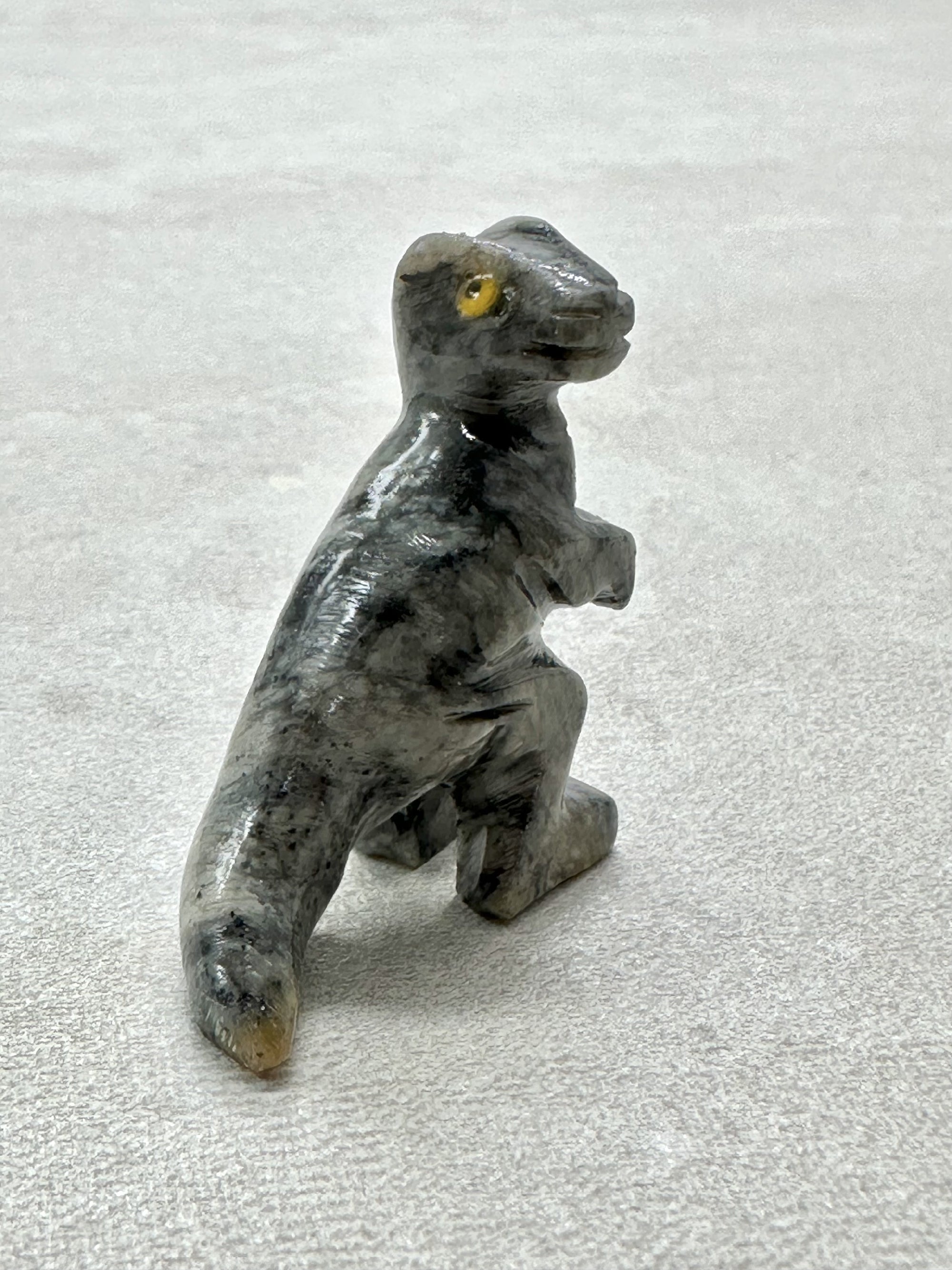 Animal made of soapstone – dinosaur