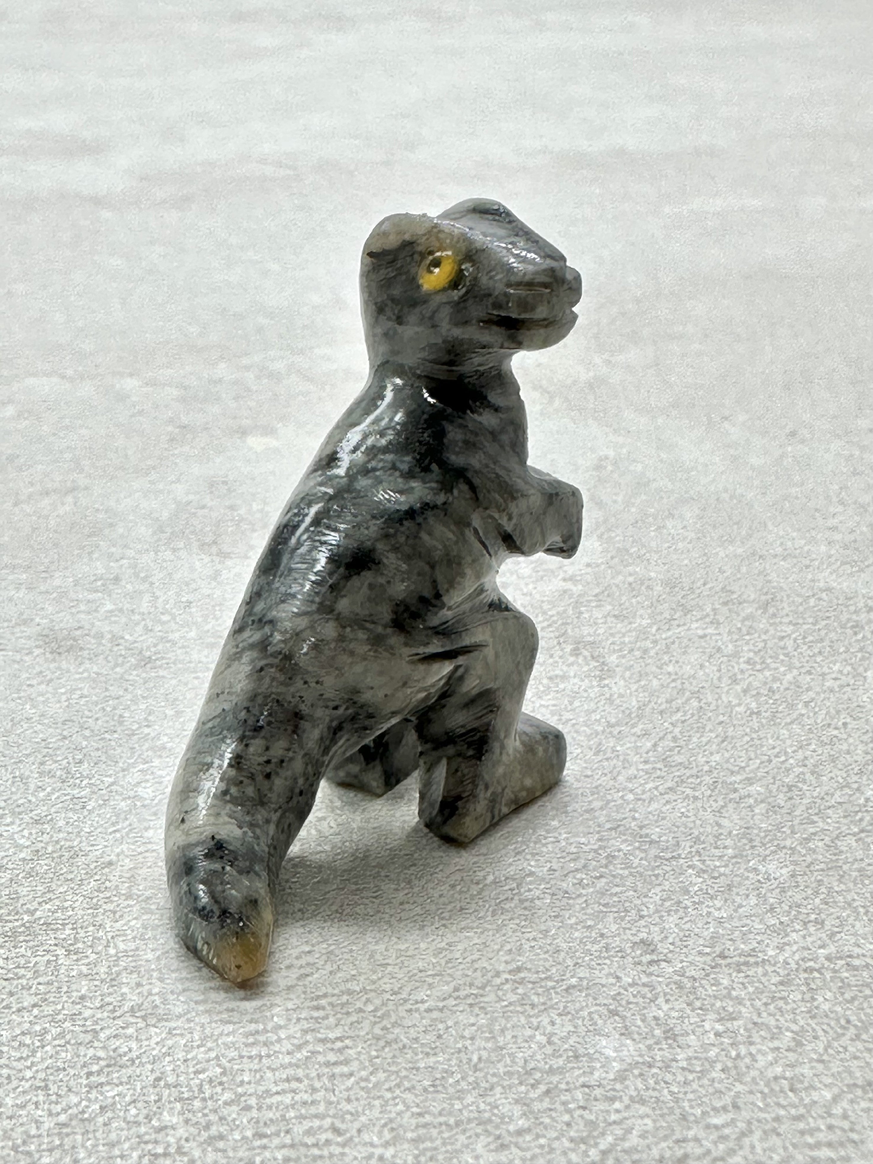 Animal made of soapstone – dinosaur