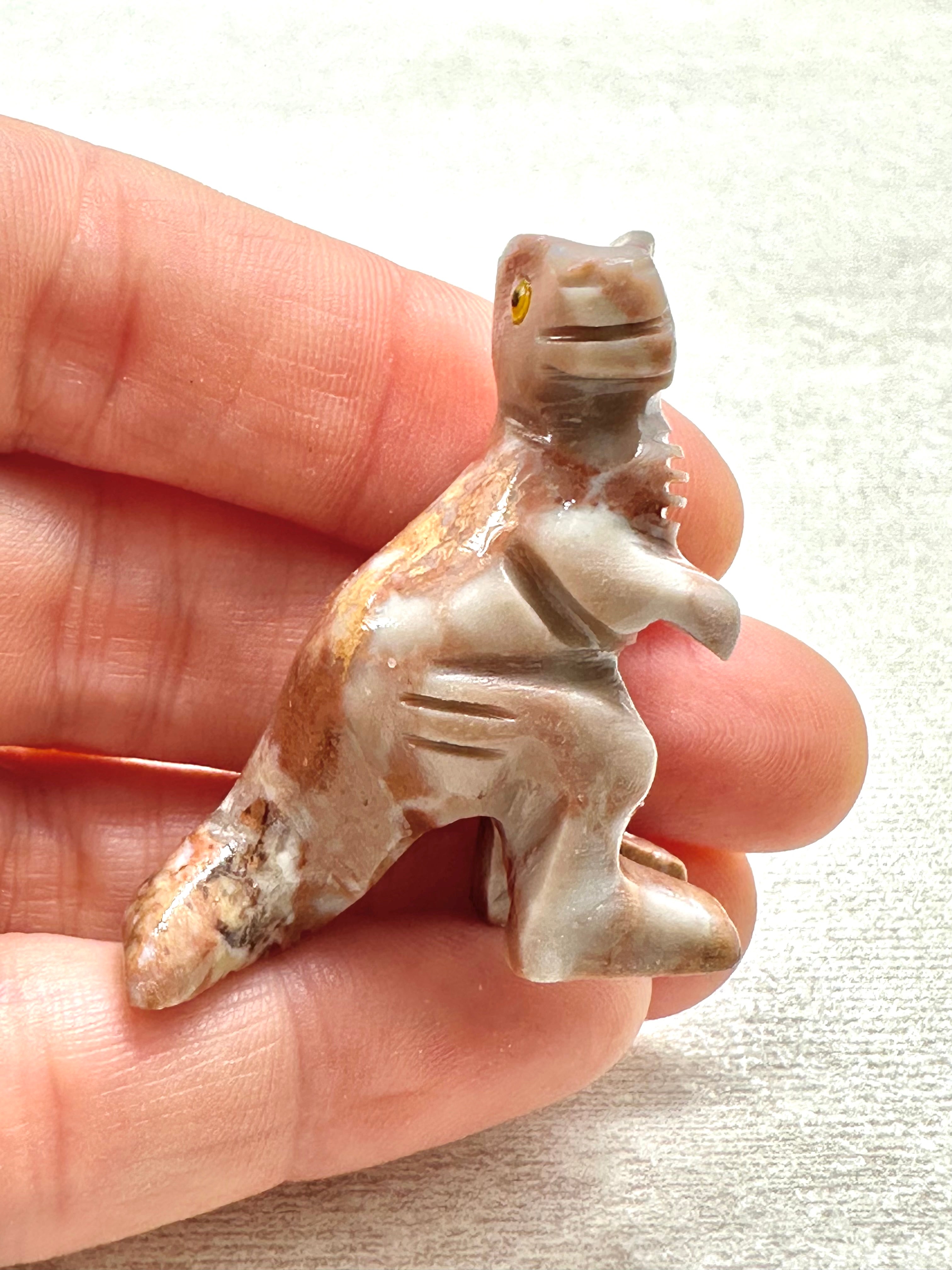Animal made of soapstone – dinosaur - ZV016