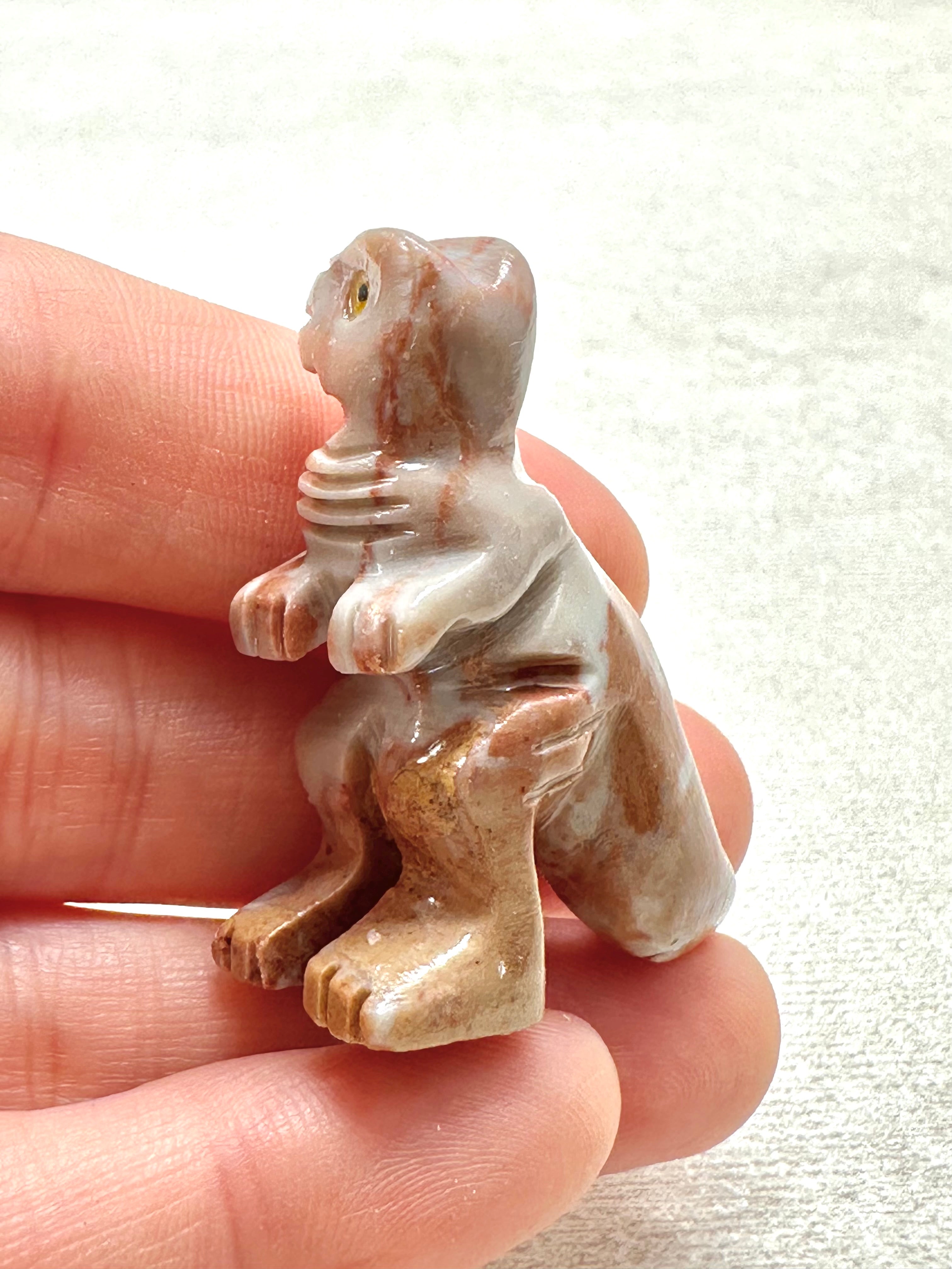 Animal made of soapstone – dinosaur - ZV016