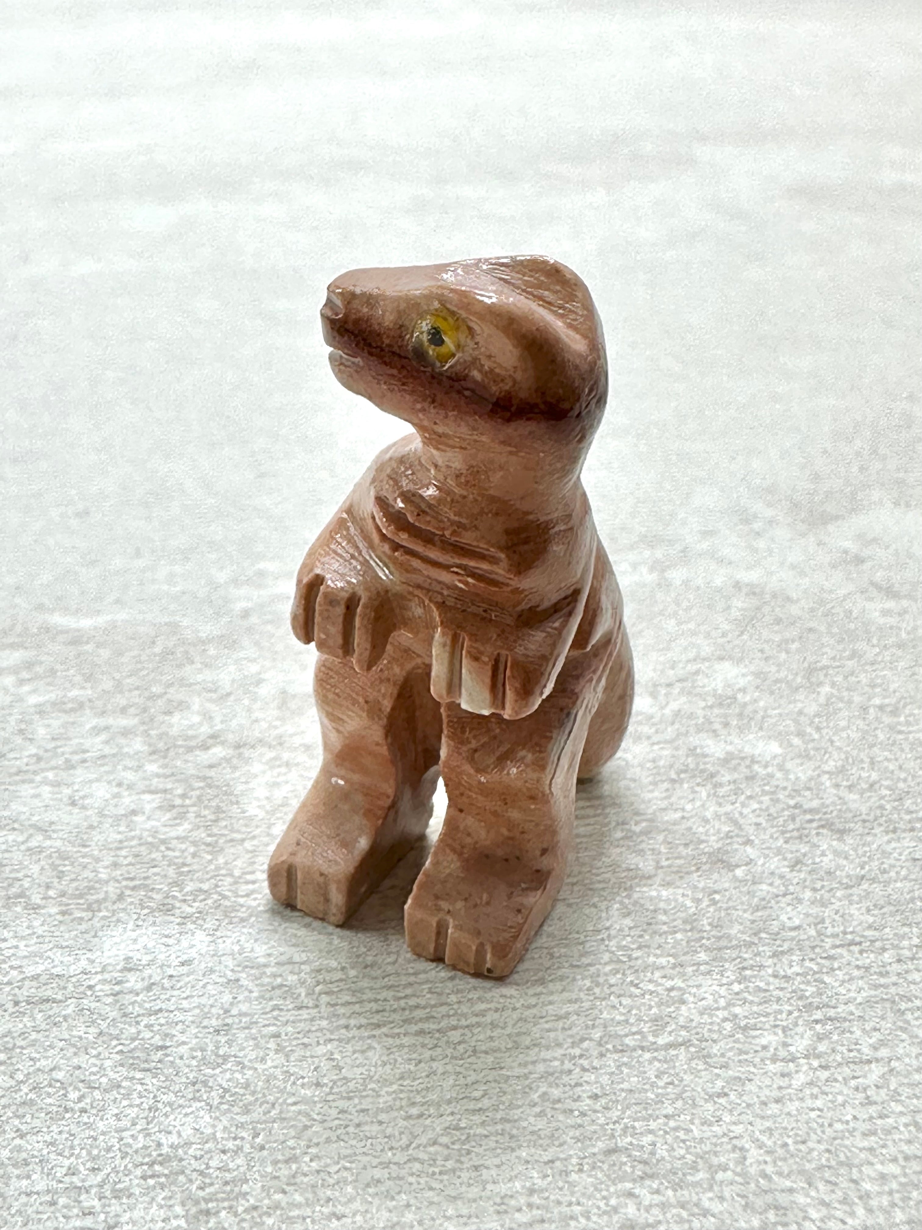 Animal made of soapstone – dinosaur - ZV017