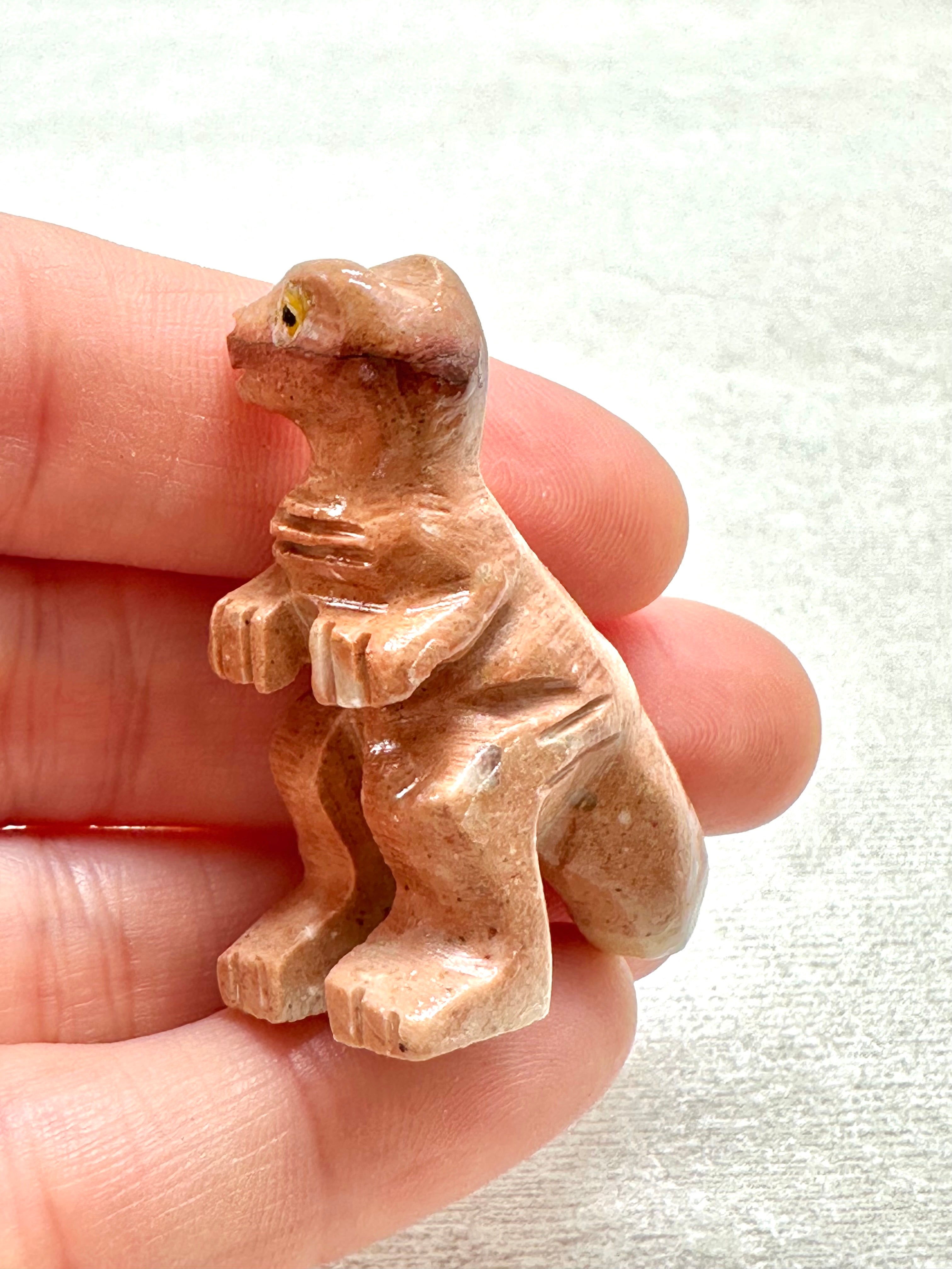 Animal made of soapstone – dinosaur - ZV017