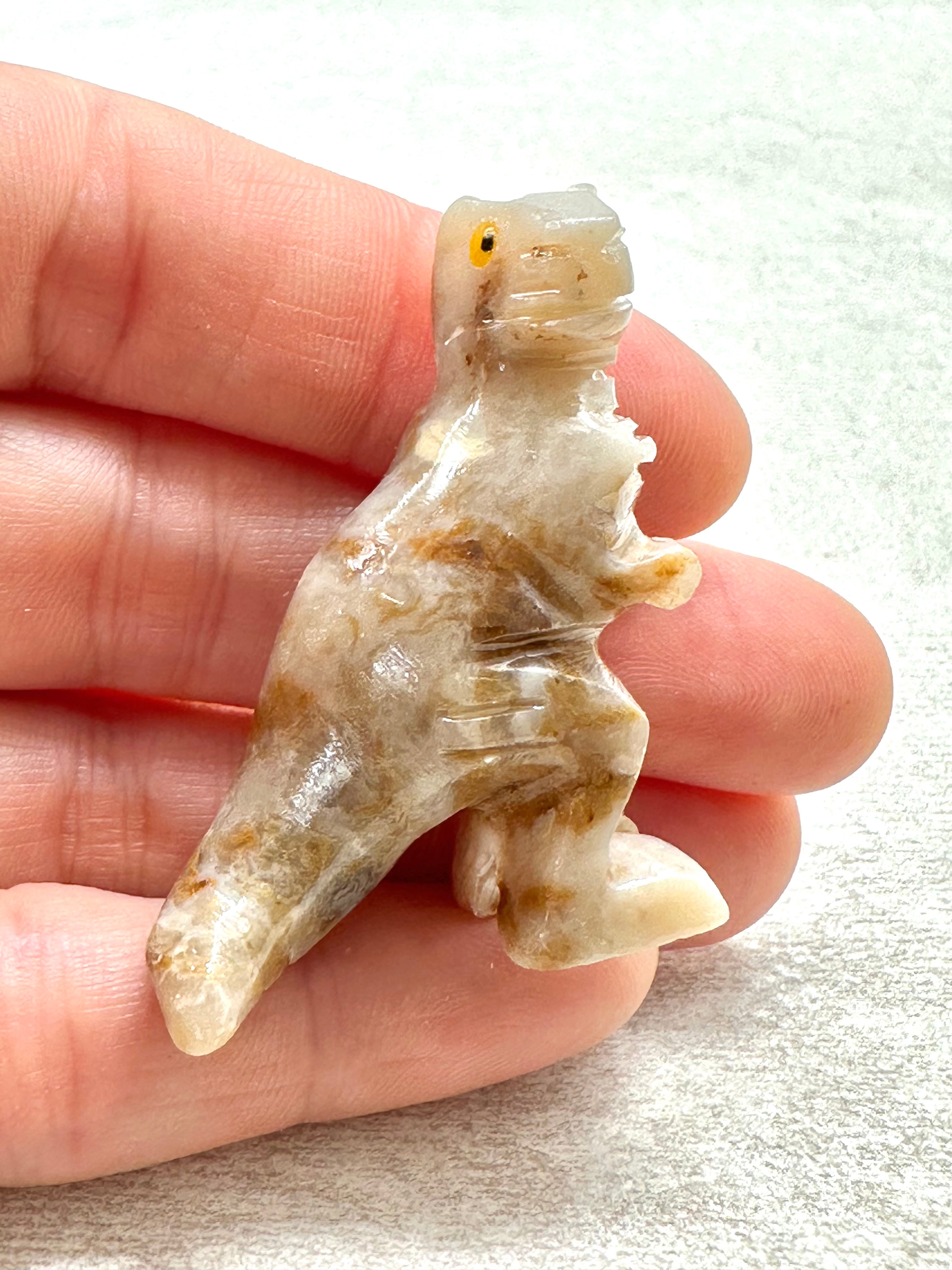 Animal made of soapstone – dinosaur - ZV018