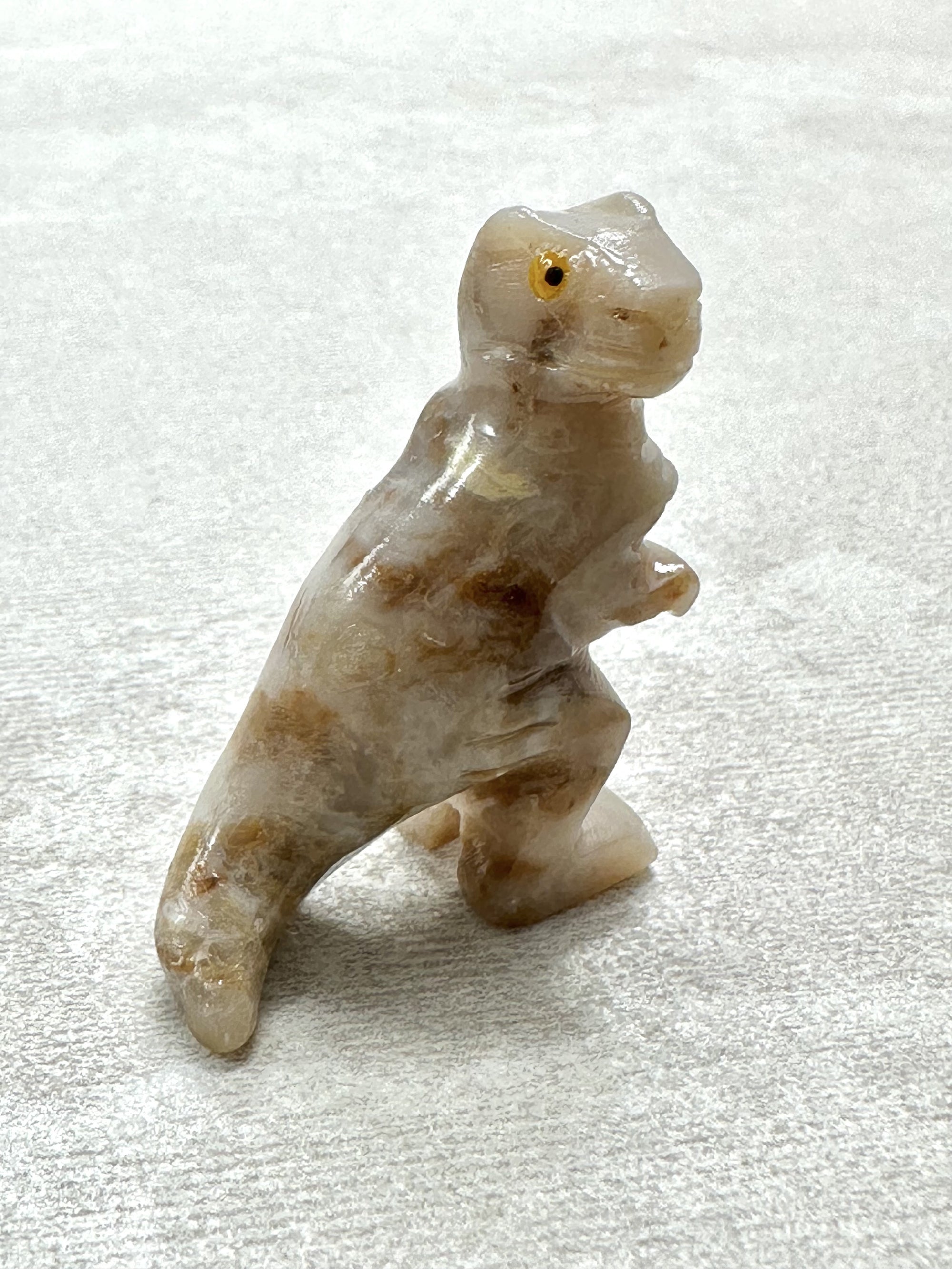 Animal made of soapstone – dinosaur