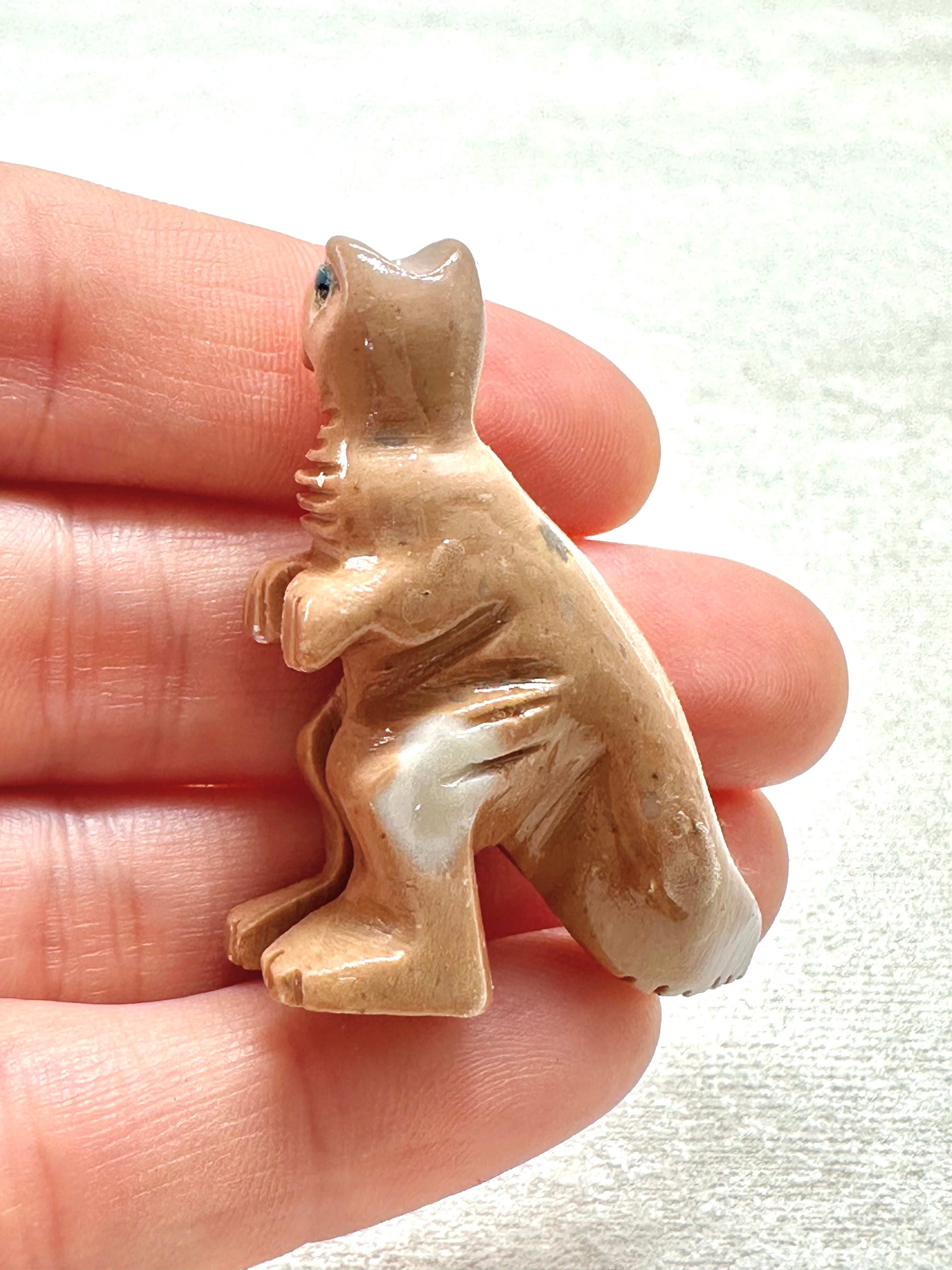 Animal made of soapstone – dinosaur - ZV019